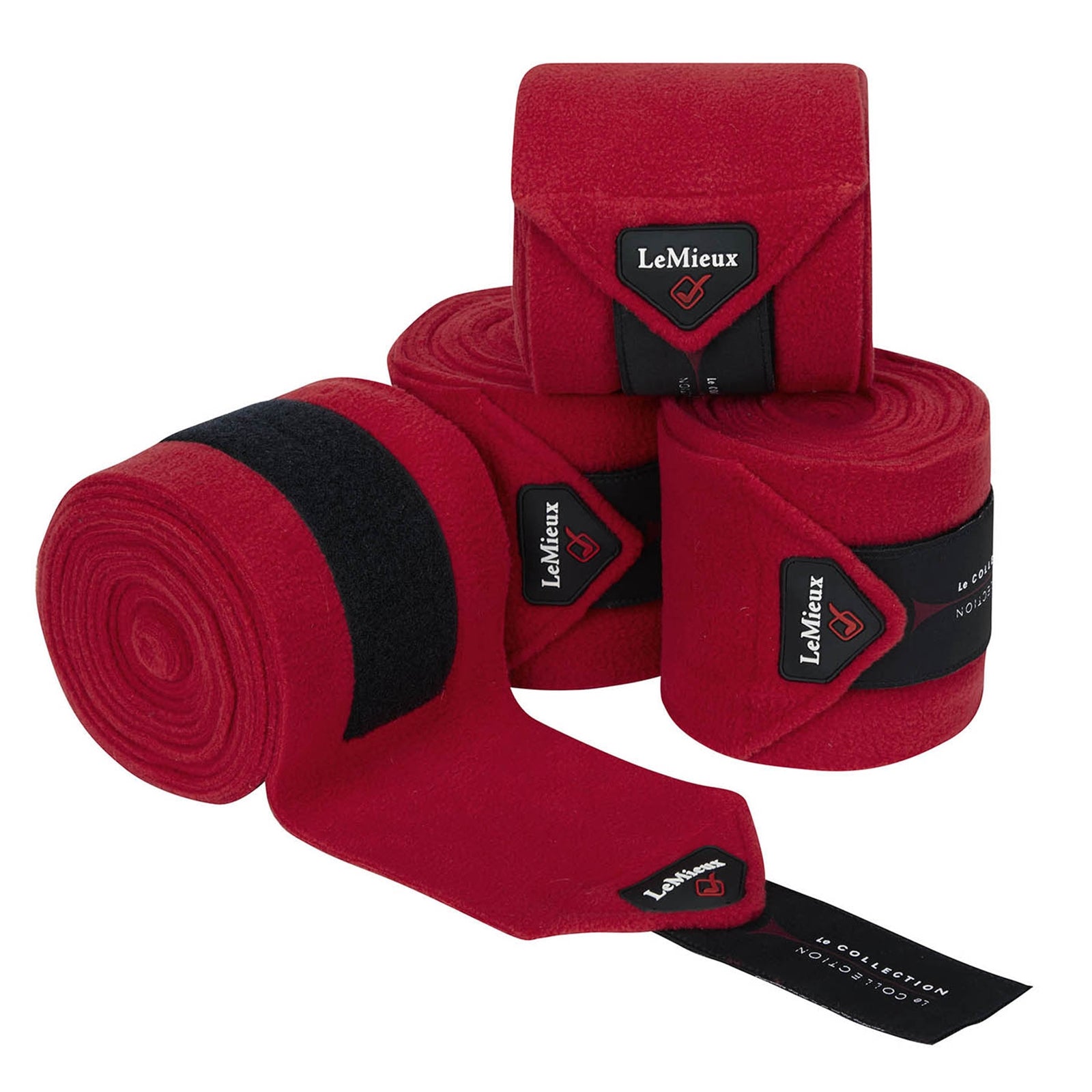 LeMieux Luxury Polo Bandages, set of 4 Leg Protection & Hoof Protection for Horses