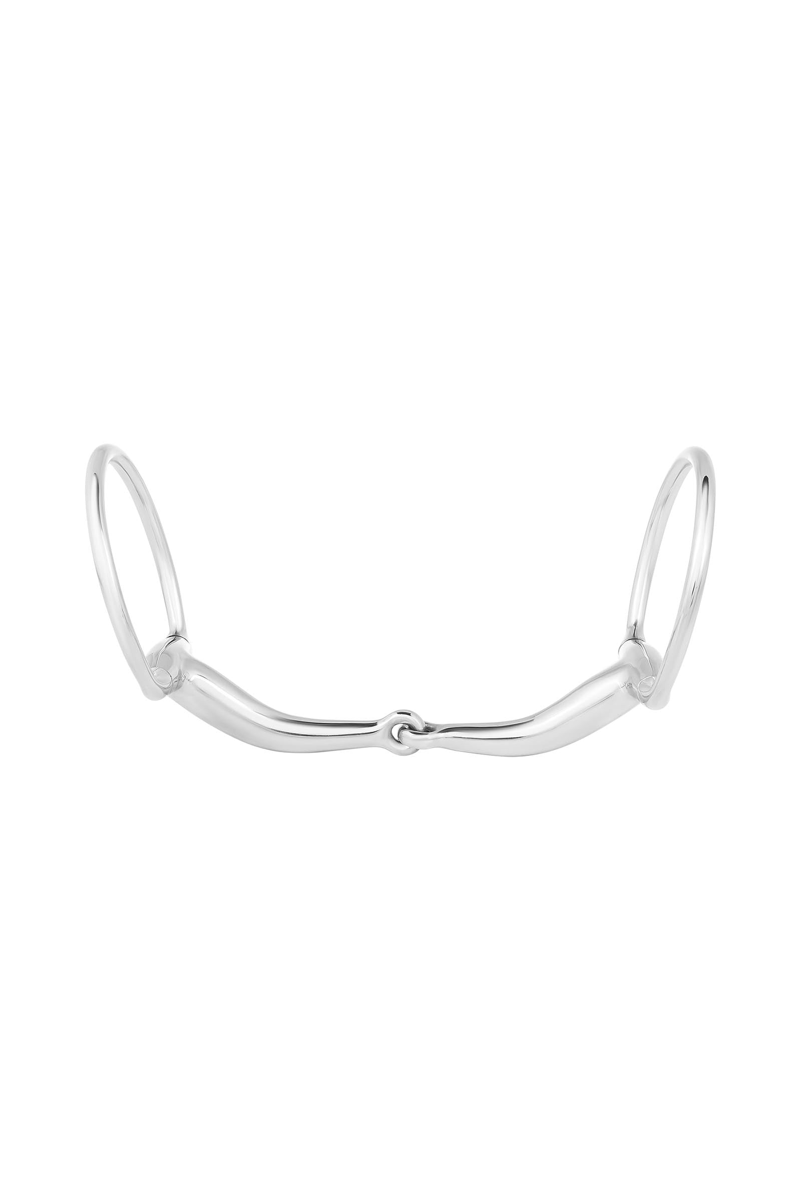 Waldhausen Eggbuttbit Anatomical, Single Jt., Stainless St., 14 mm Horse Bits