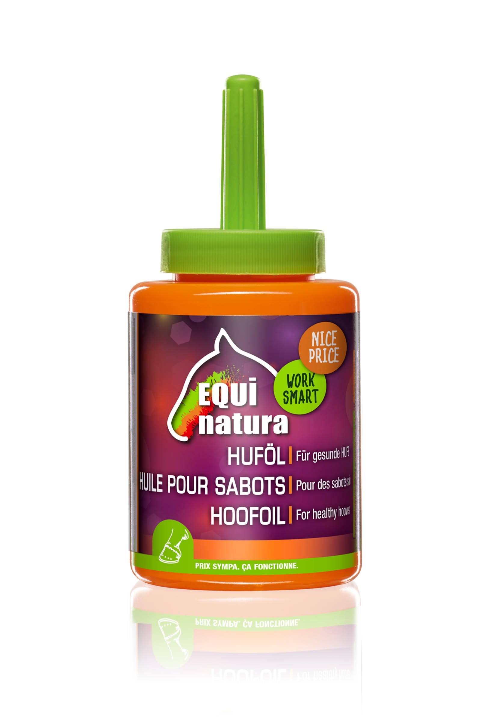 Equinatura Hoof Oil With Brush, 450 ml Hälsovård