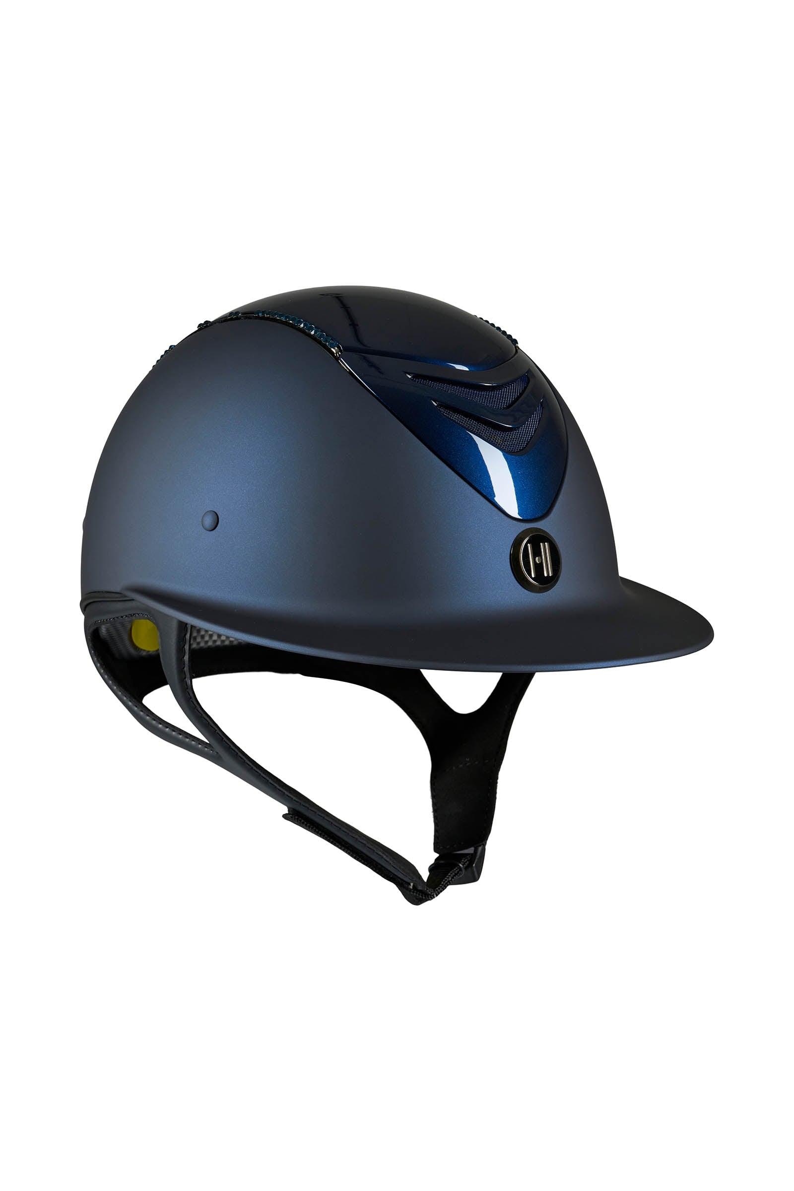 OneK Mips Avancé Matt Glossy Top Swarovski Riding Helmet Ridhjälmar & Säkerhetsvästar