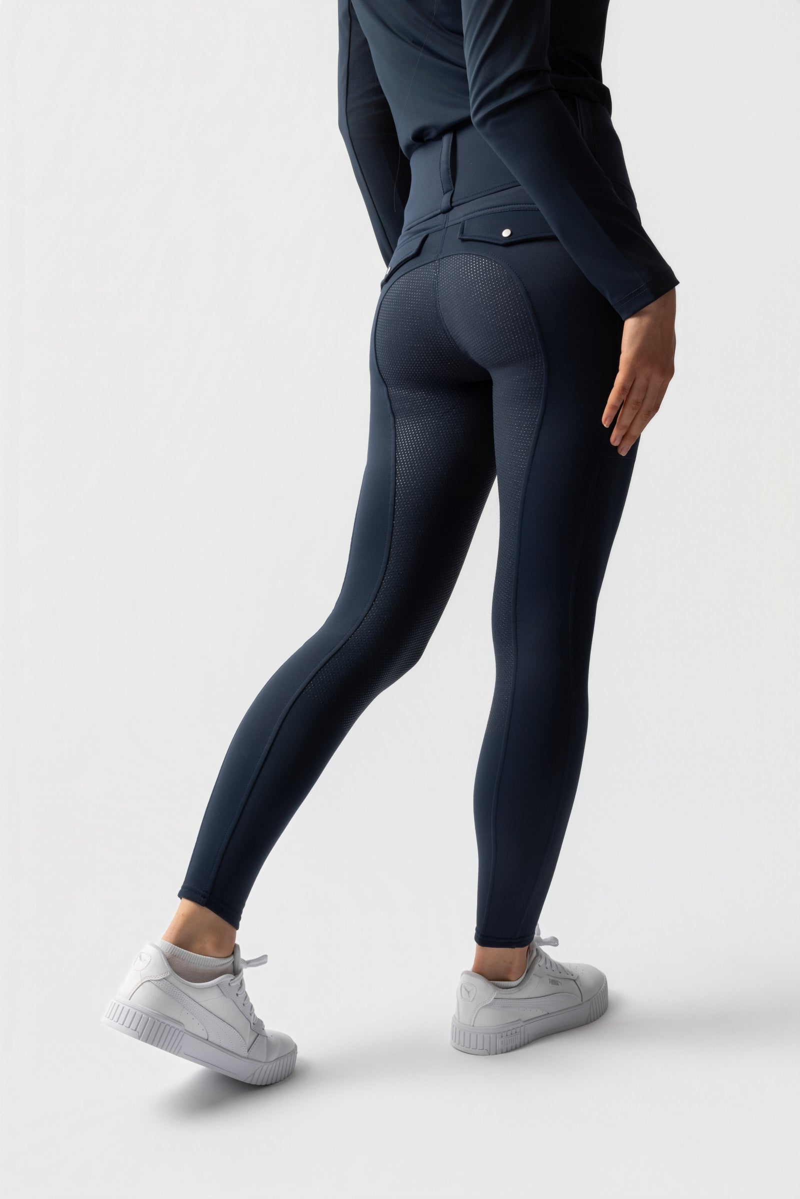 Horze Anya Hybrid Thermotights med Fullgrip Womens Breeches