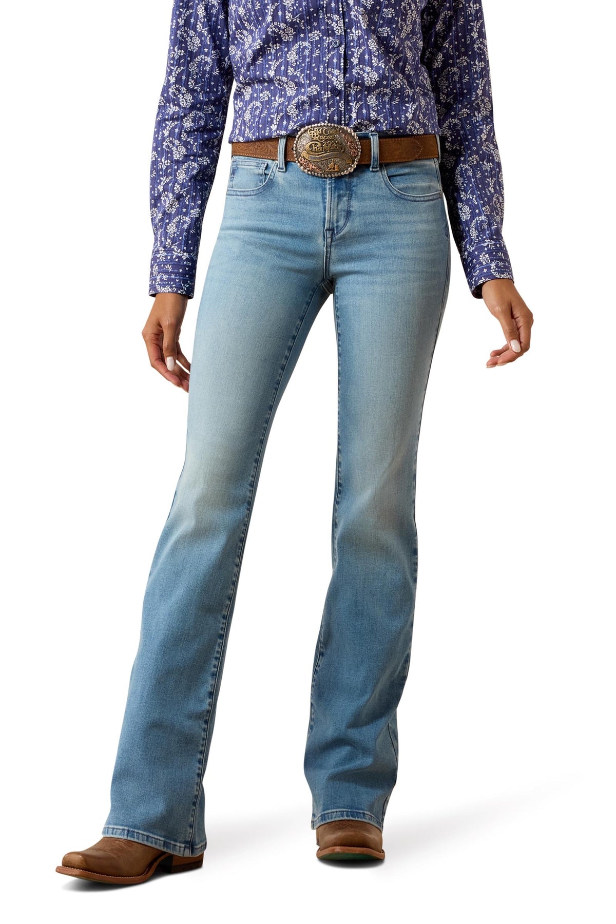 Ariat Dam Vilma UltraStretch Boot Cut-jeans med Perfect Rise Womens Breeches