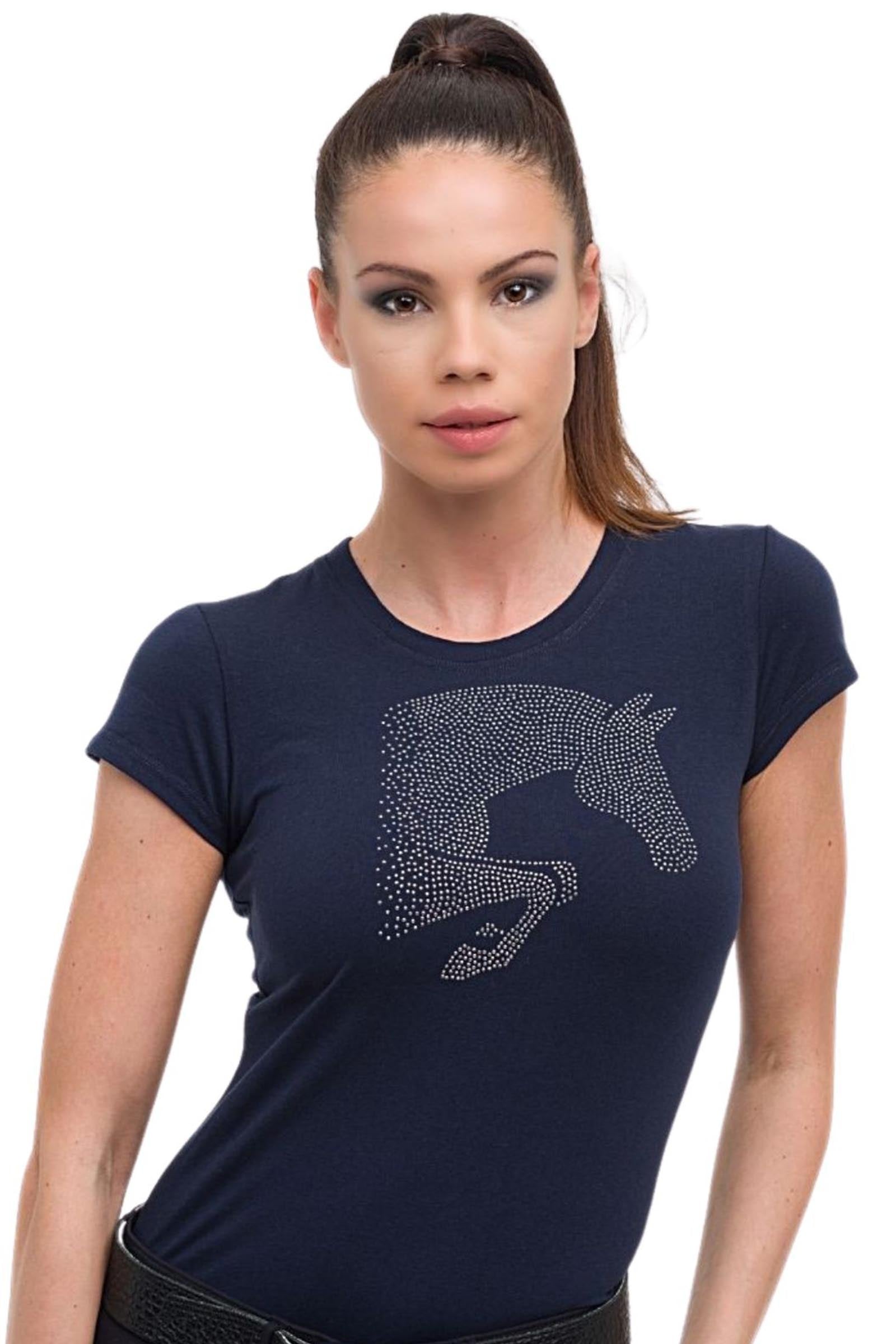 Cavalliera Riding Cotton Top Jumping Star, Women's Short Sleeve Women’s Riding Clothing