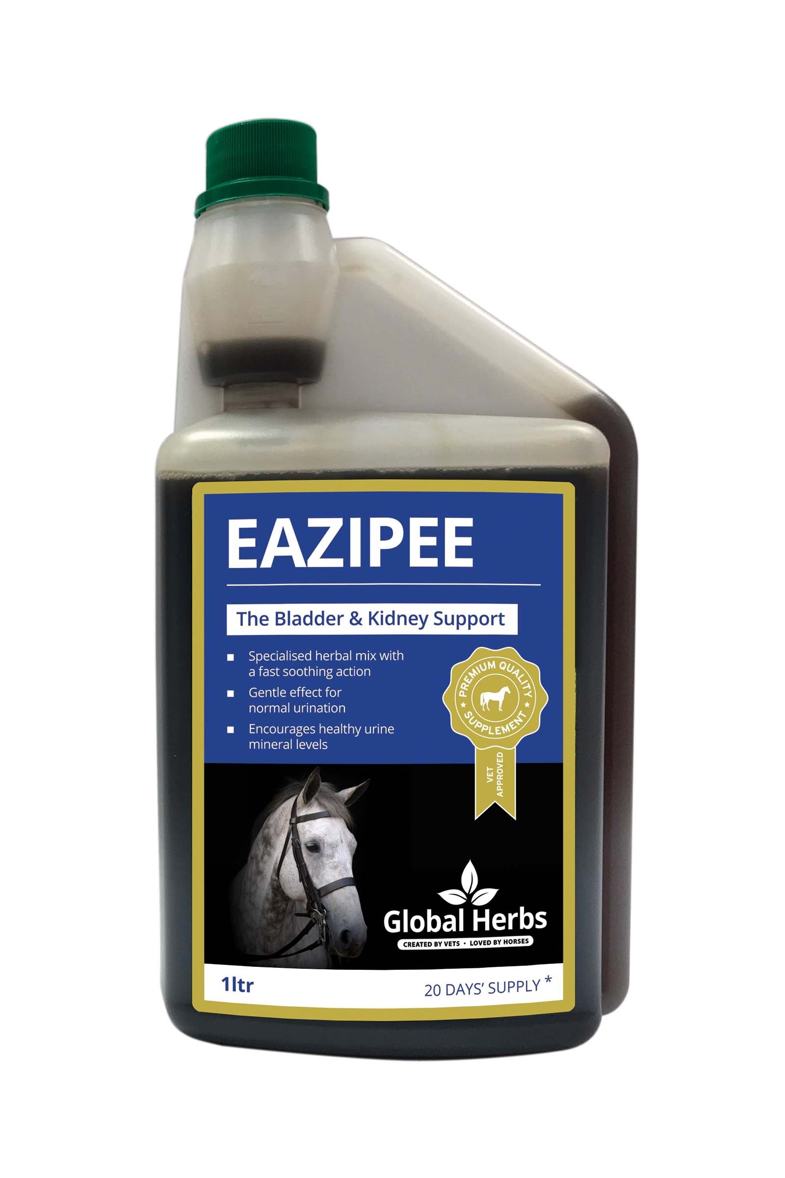 Global Herbs EaziPee Liquid 1 l Horse Feed & Nutrition