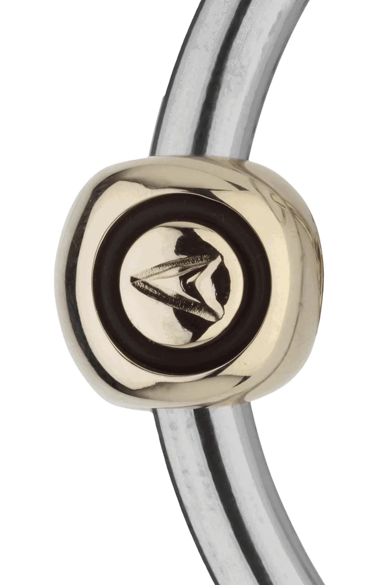 Sprenger Novocontact Eggbutt Bit D-Rings, Double Jt. 14mm, Sensogan Horse Bits