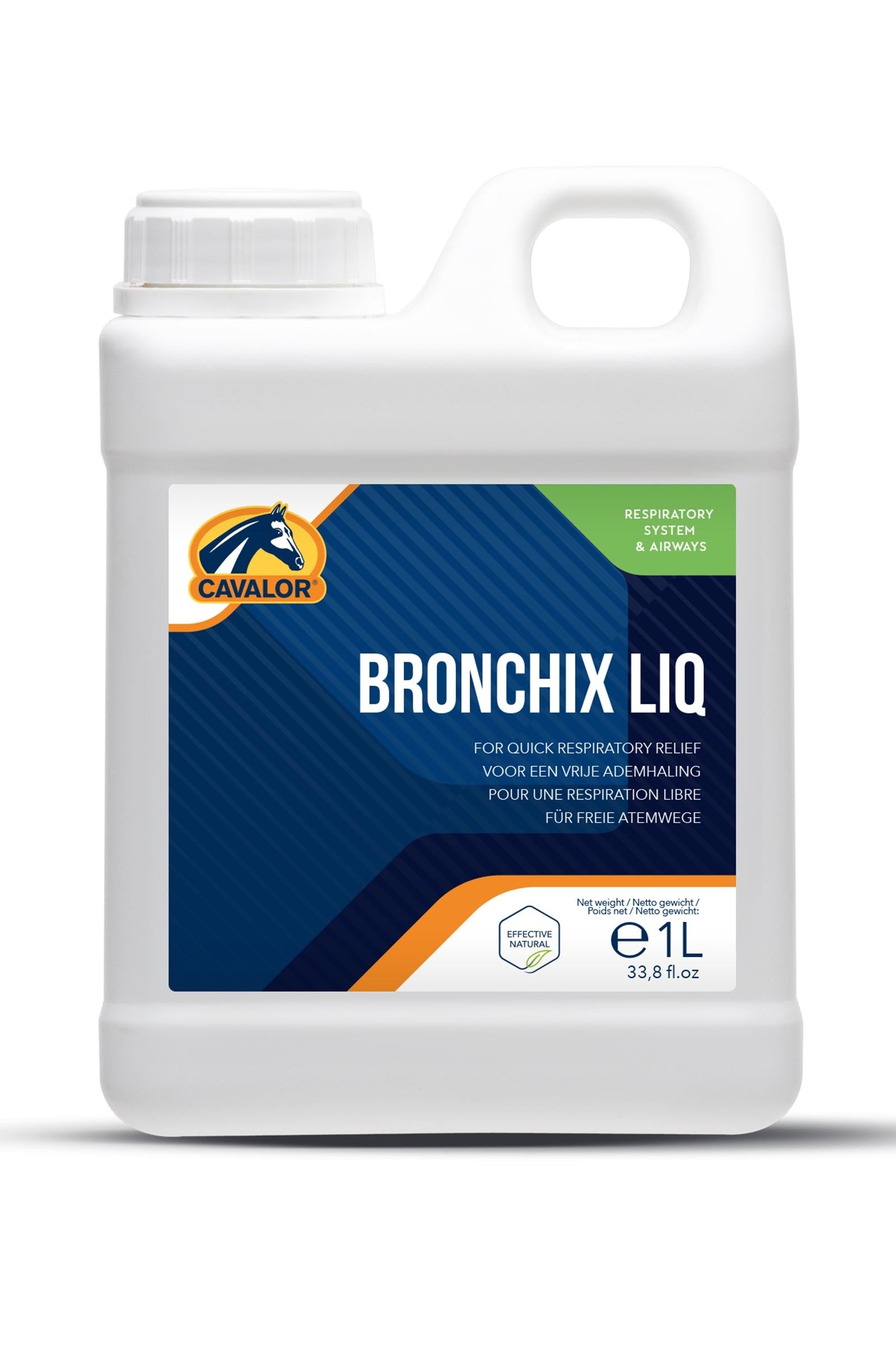 Cavalor Bronchix Pulmo Liquid, Respiratory System, 1l Horse Feed & Nutrition