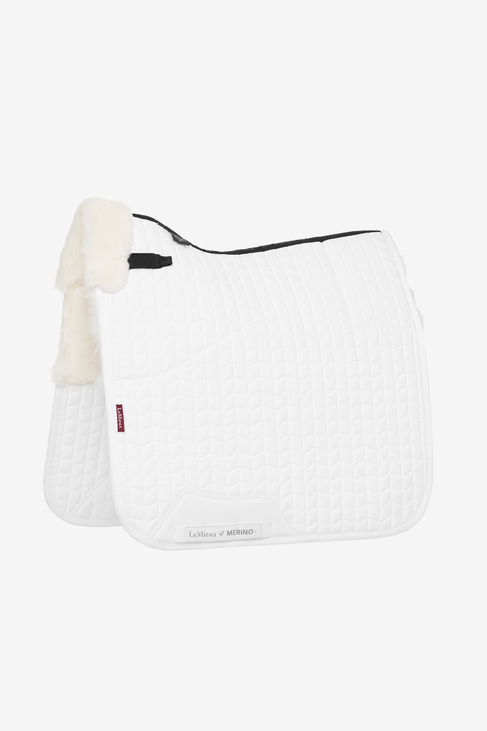 LeMieux Merino+ Dressyrschabrak, halvfodrad Schabrak