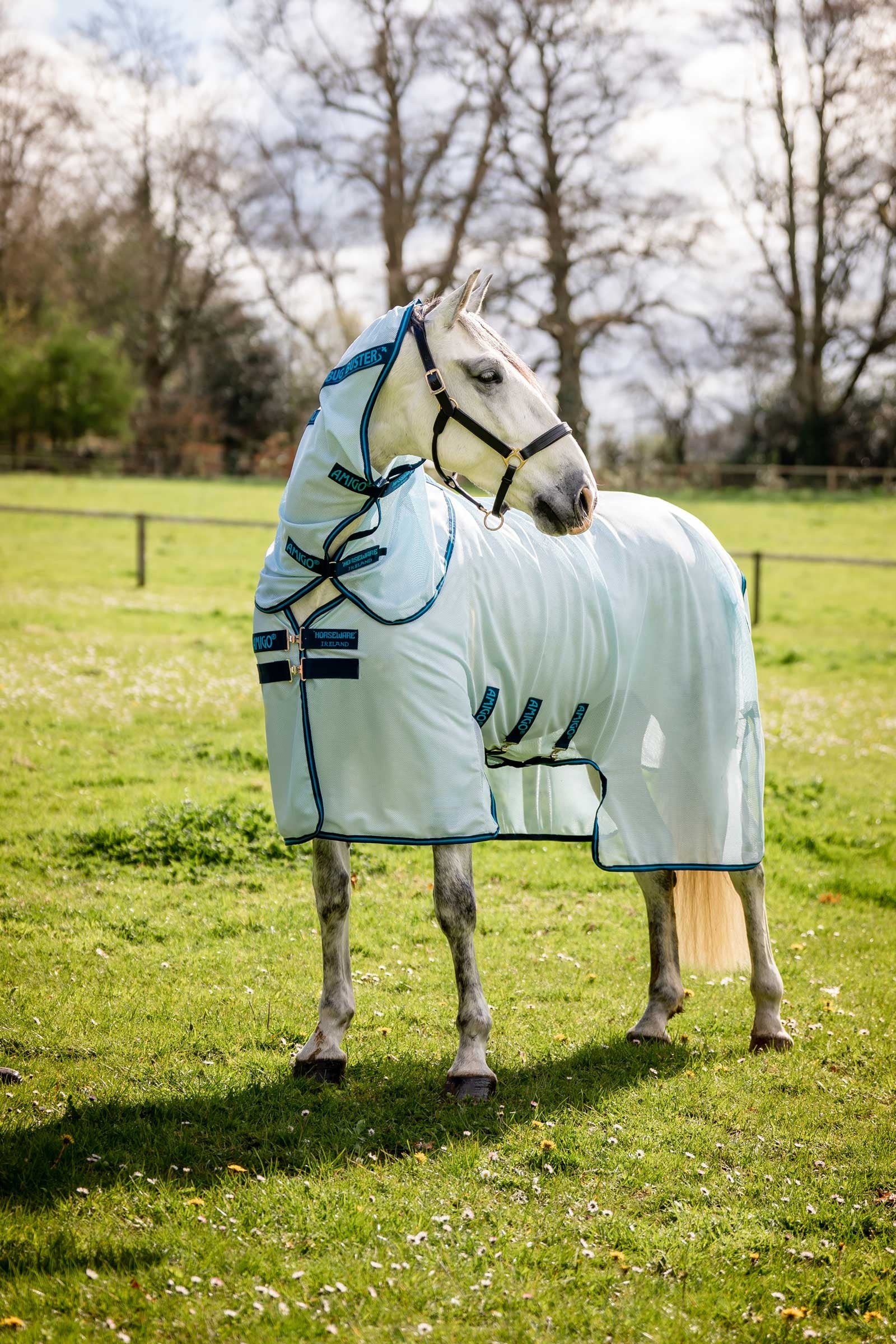 Horseware Amigo Bug Buster Fly Rug With Detachable Neck Horse Rugs