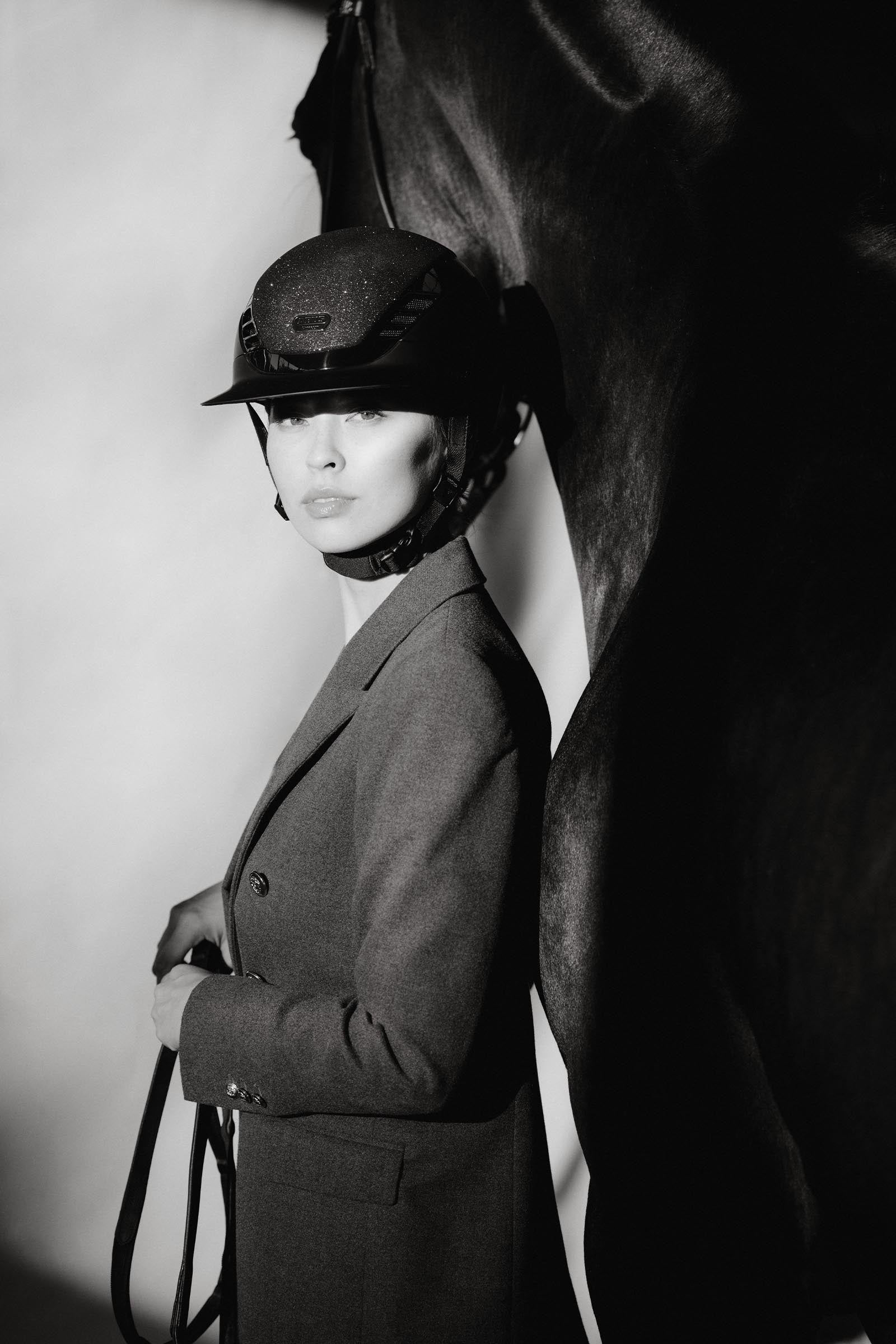 Abus Airluxe Supreme Glam Long Visor Riding Helmet Safety Equipment