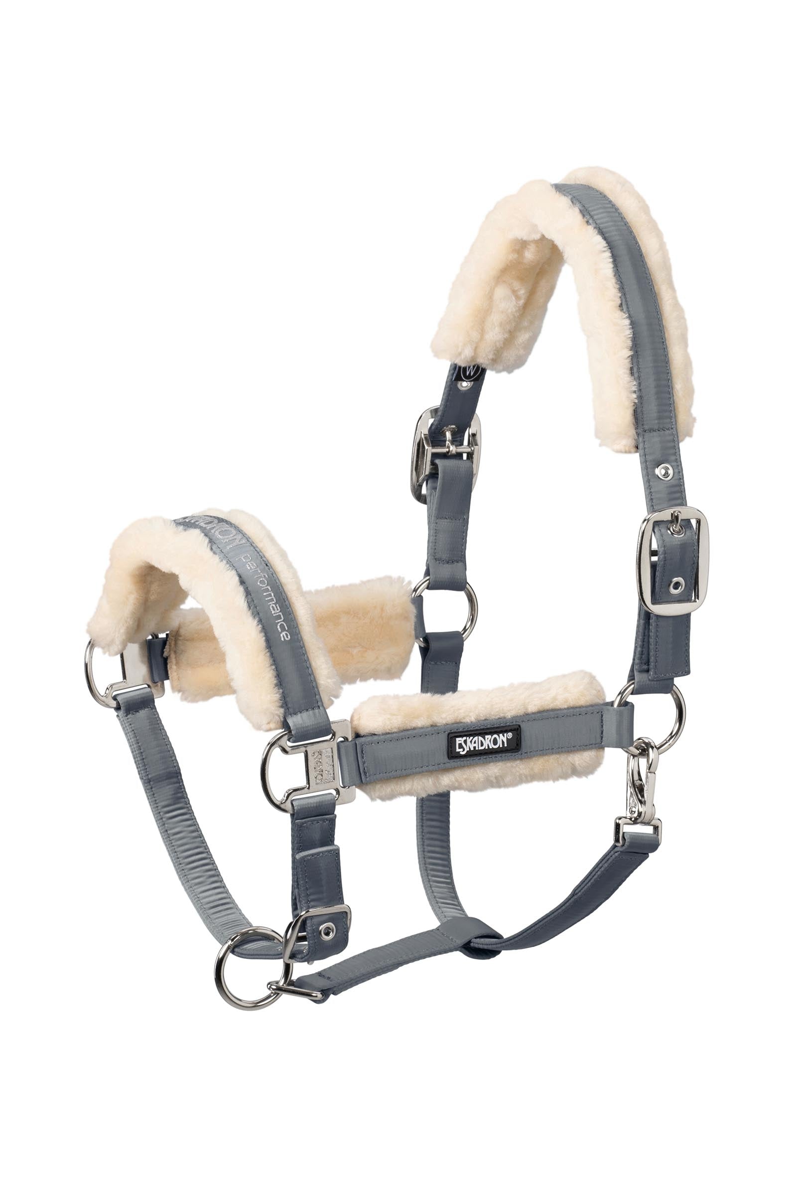 Eskadron Faux Fur Halter Double Pin Flugskydd