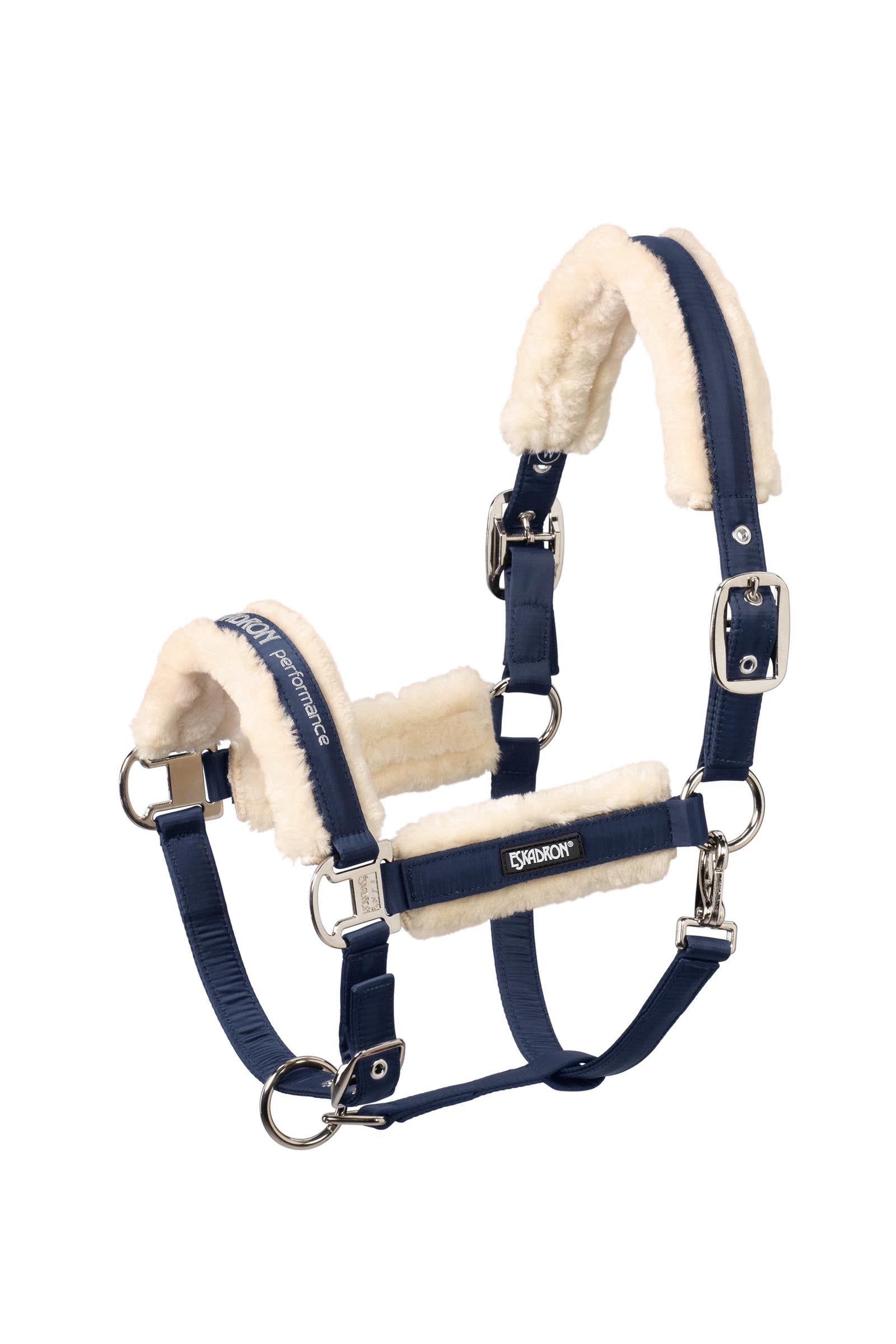 Eskadron Faux Fur Halter Double Pin Flugskydd