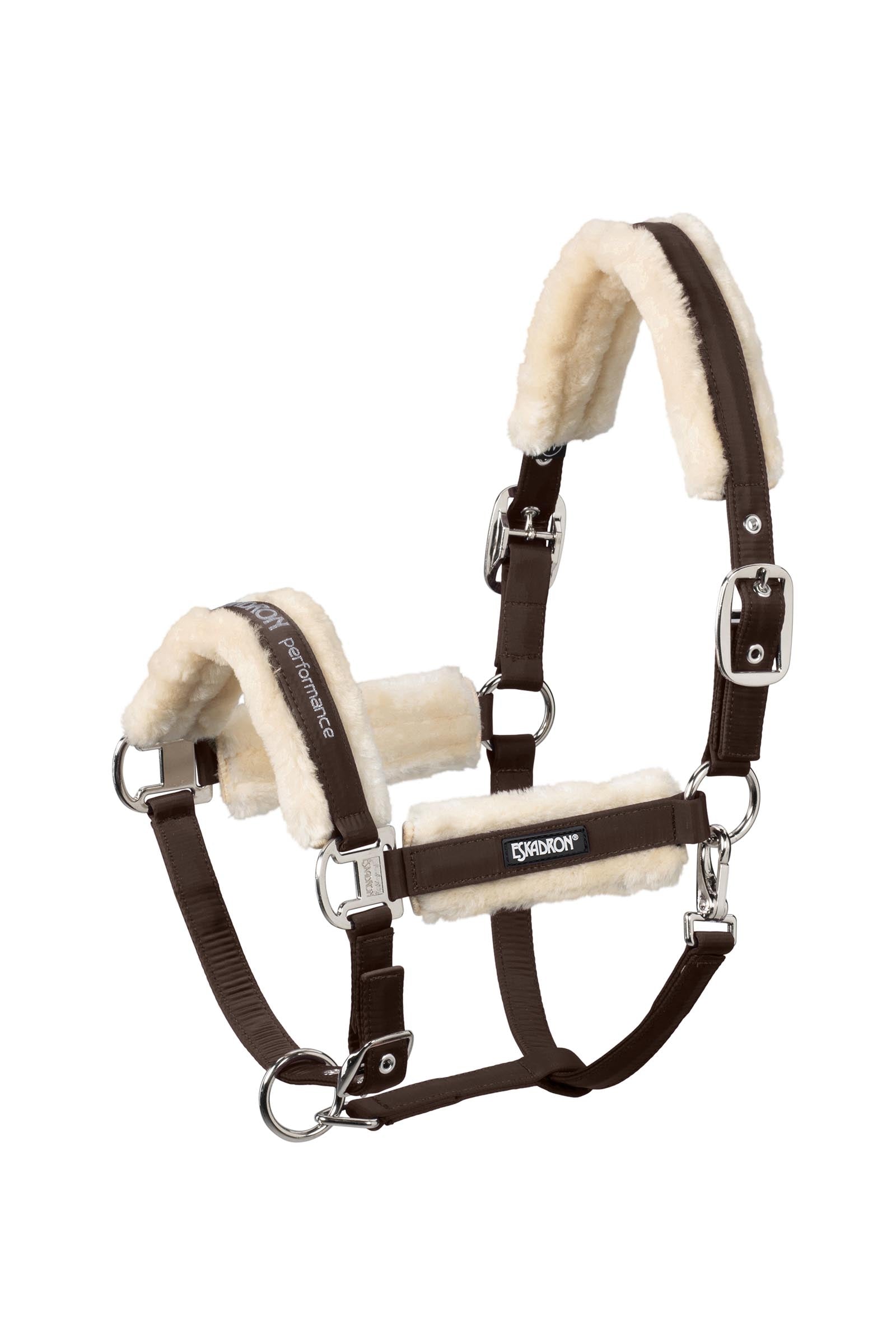 Eskadron Faux Fur Halter Double Pin Flugskydd