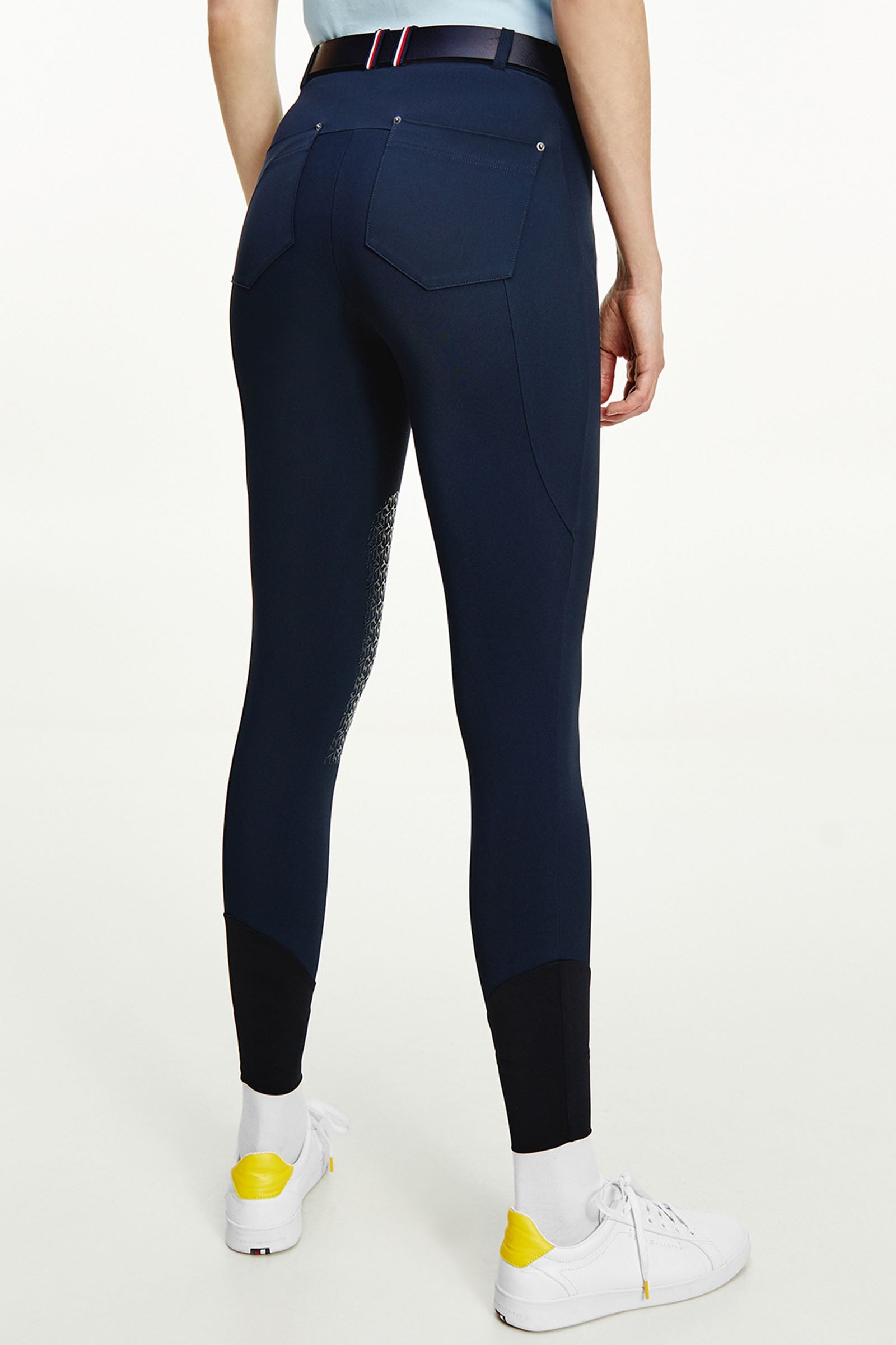 Tommy Hilfiger Equestrian Style ridbyxor med knäskodd för dam Womens Breeches