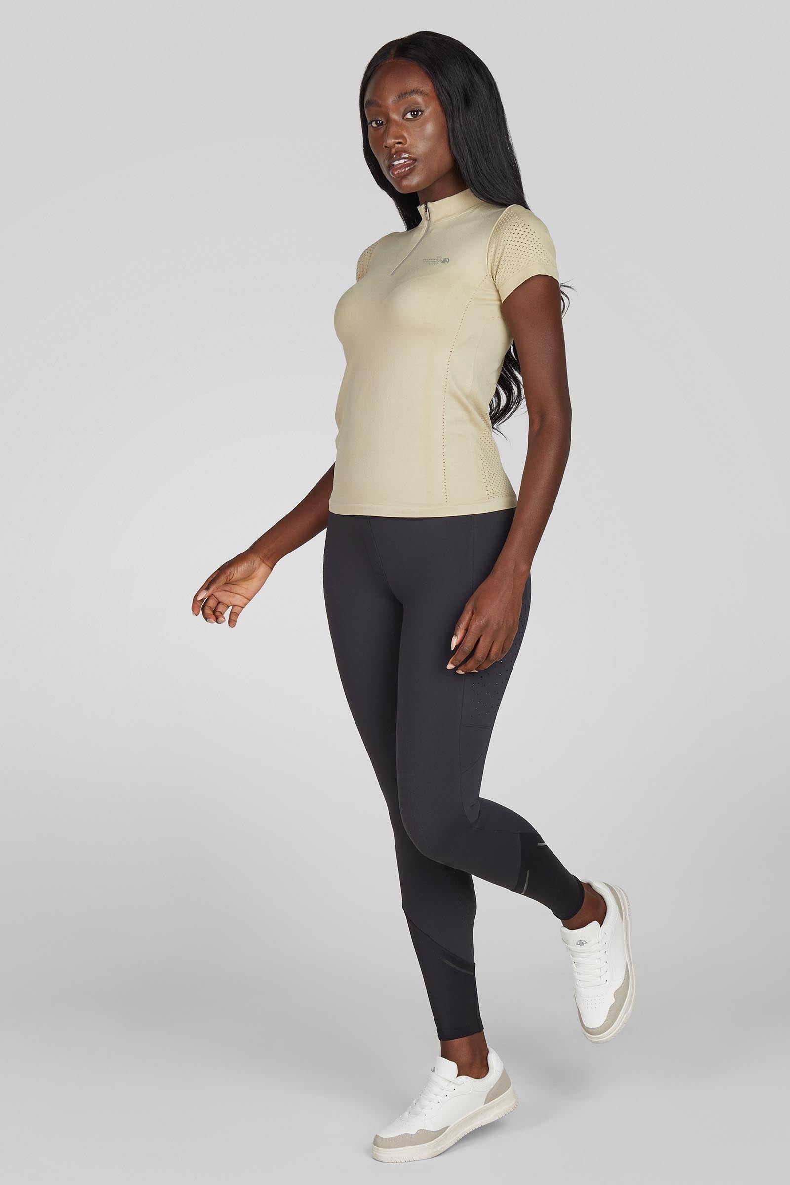 Pikeur dam 3D-stickad tröja Damridkläder