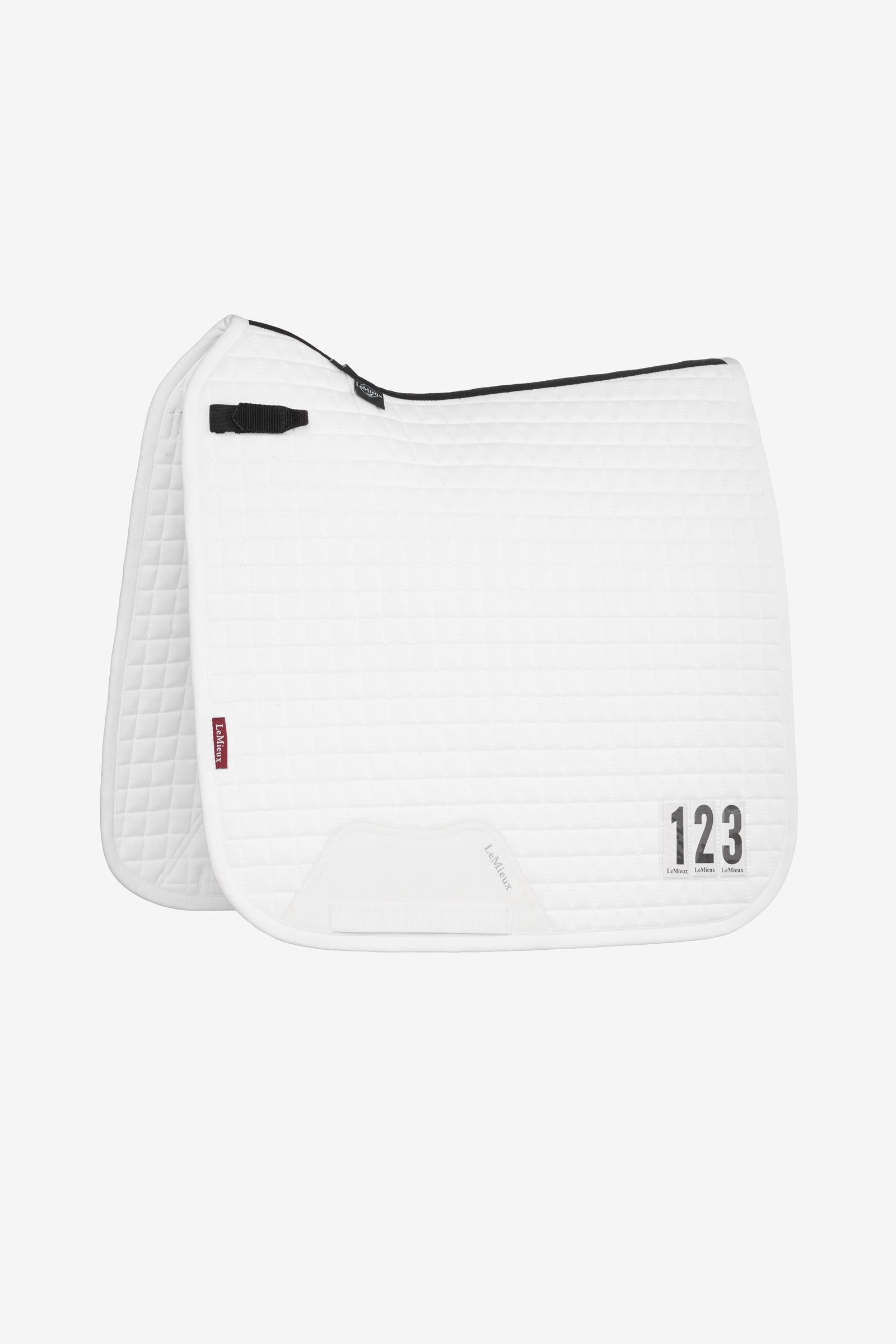 LeMieux Cotton Dressage Competition Square Saddle Pad Schabrak