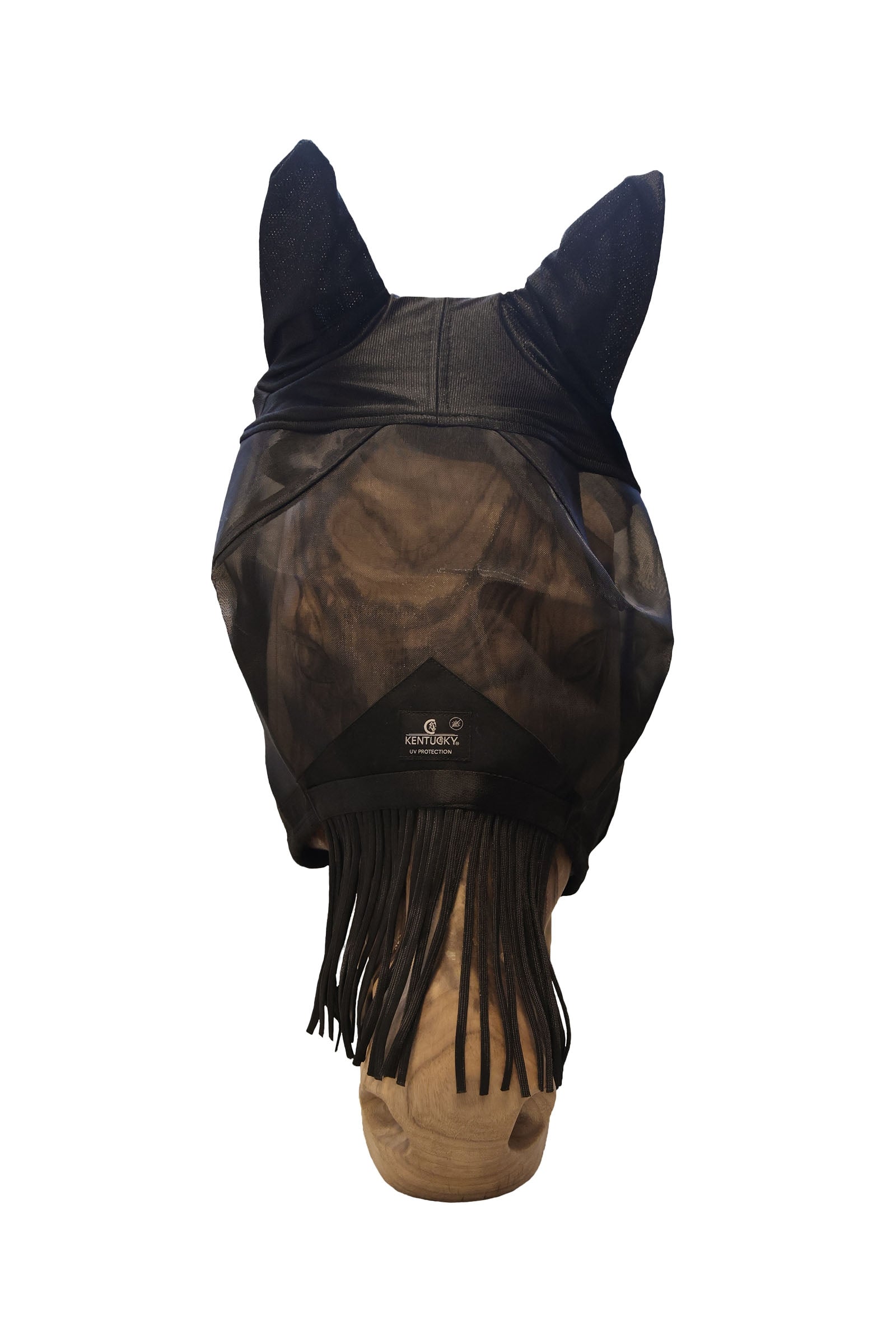 Kentucky Horsewear klassiskt flugskydd med öron och nosfransar Flugskydd