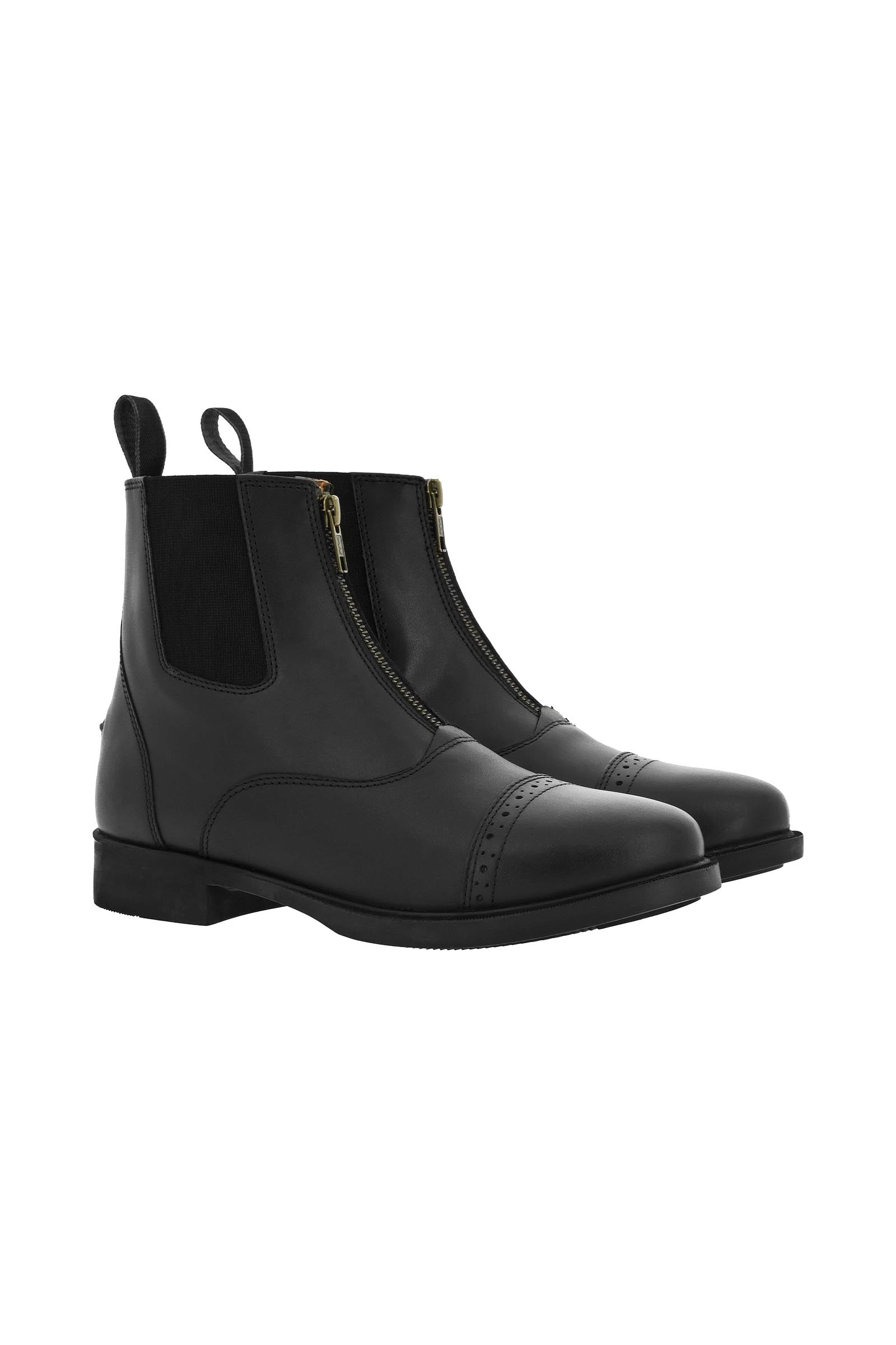 EQUITHÈME Leather Zip Boots Riding Boots & Riding Shoes