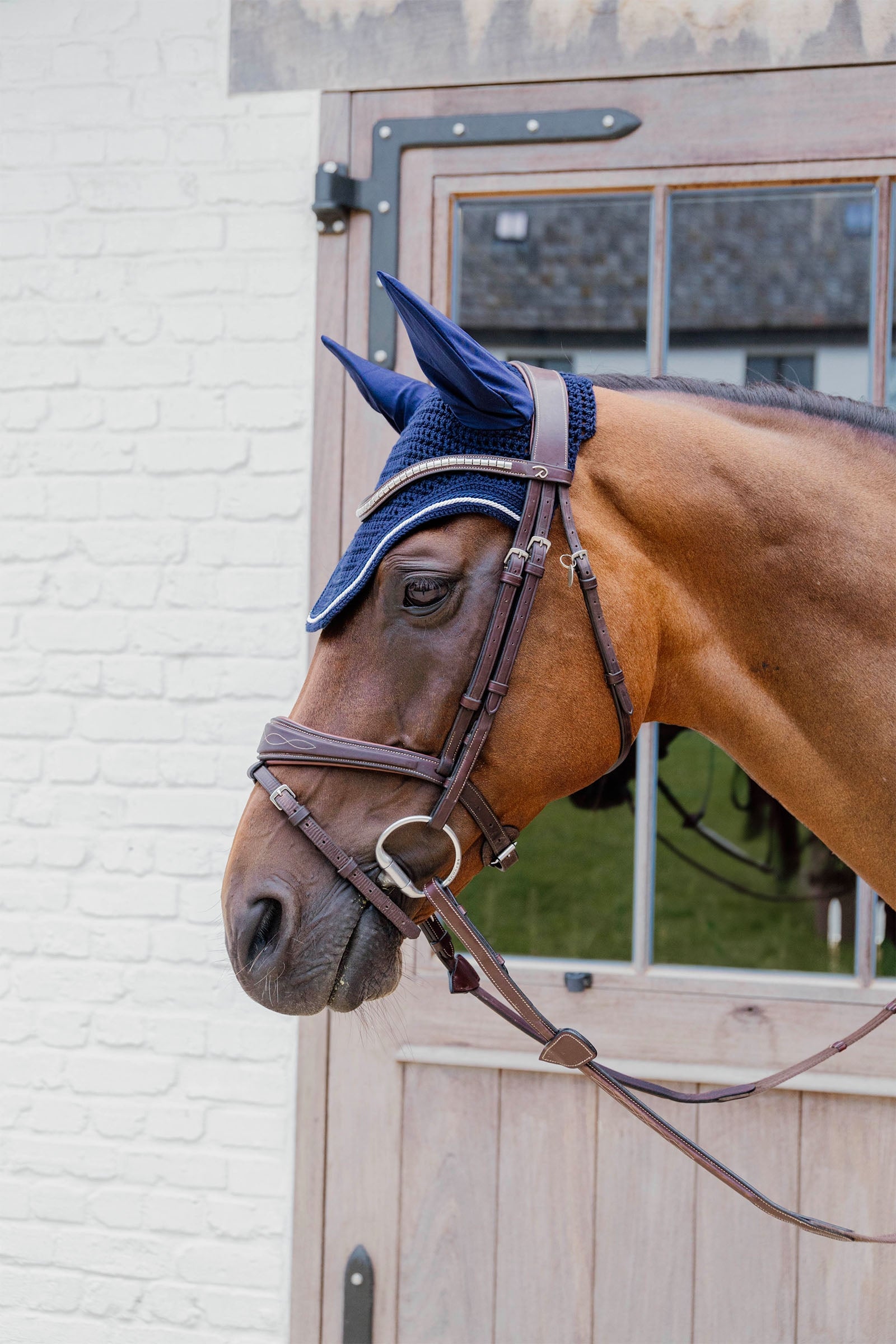 Kentucky Horsewear Fly veil Wellington diamond rope Soundless Saddle Pads