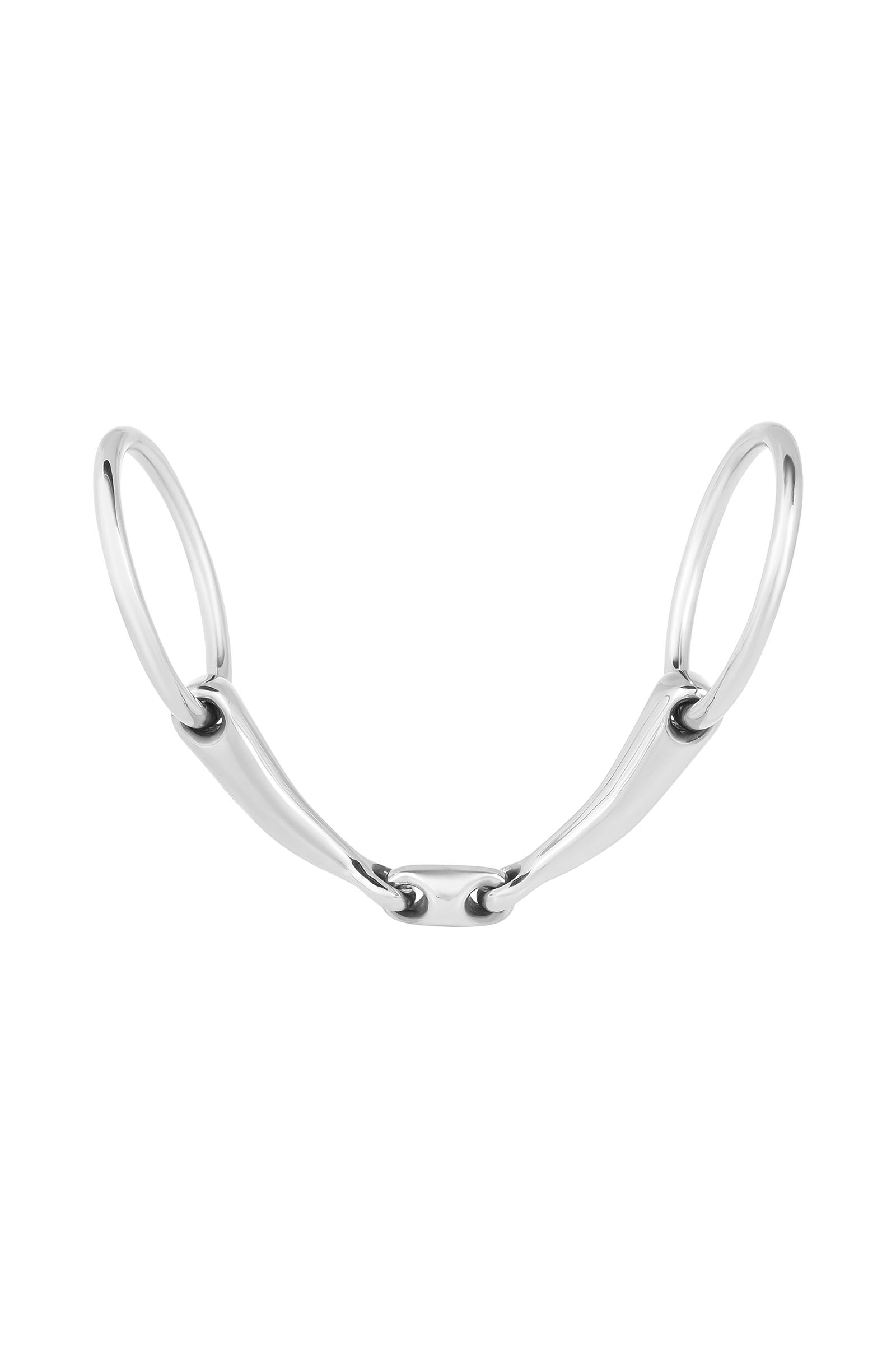 Waldhausen Bridoon, Double Jt., Stainless St., 14 mm Horse Bits