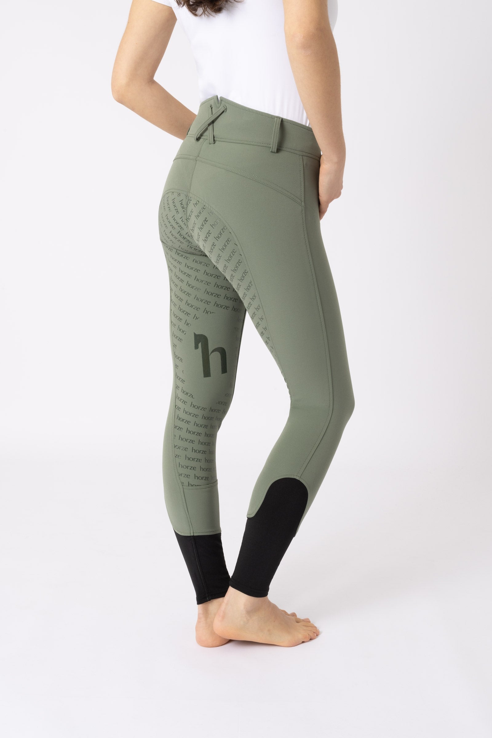 Horze Silikonhelskodda ridbyxor med hög midja, dam Womens Breeches
