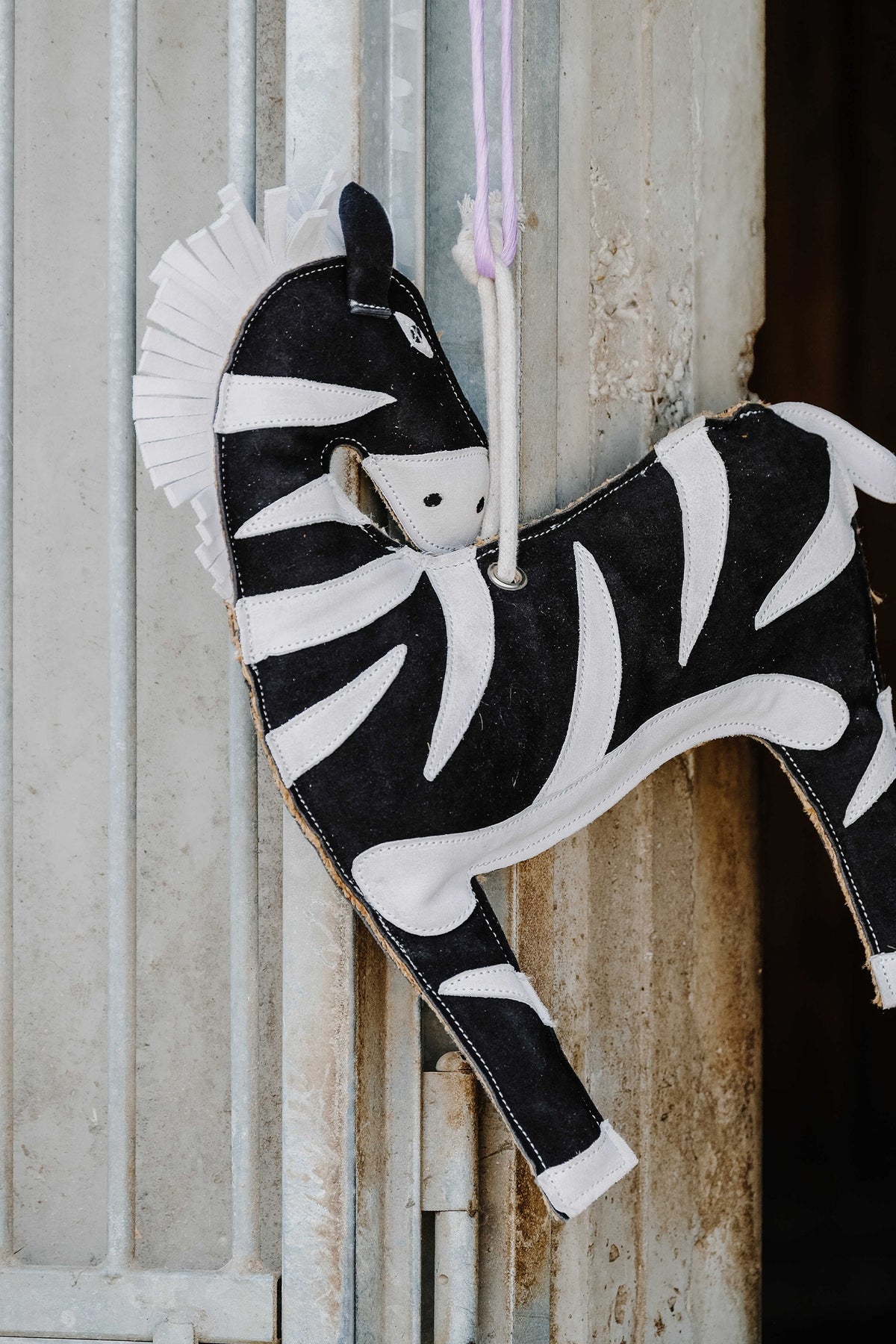 HIPPOTONIC Toy Zebra For Horses Horse Toys & Riding Arena Supplies