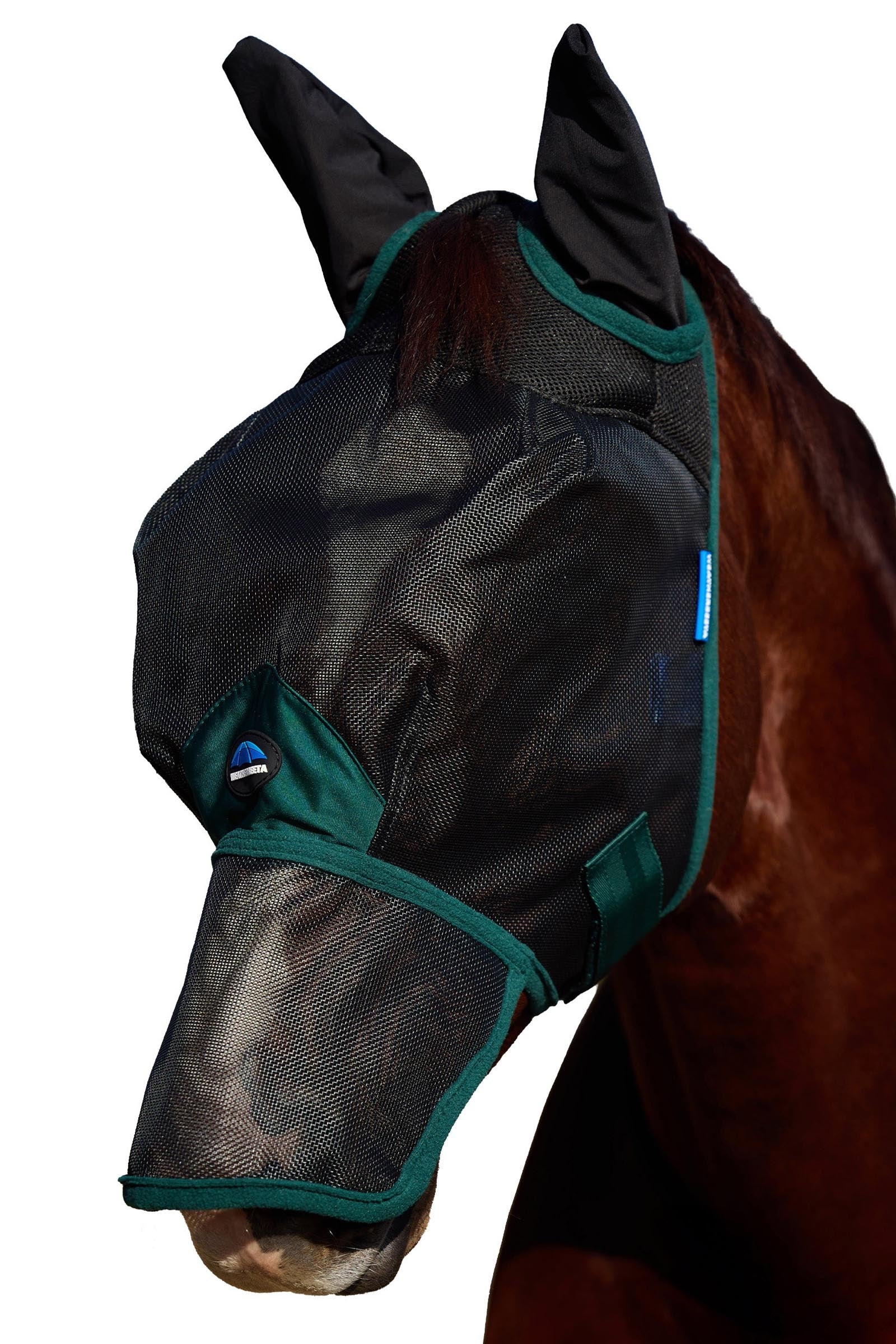 Weatherbeeta Comfitec Durable Mesh Fly Mask With Ears & Nose Antifly Protection for Horses