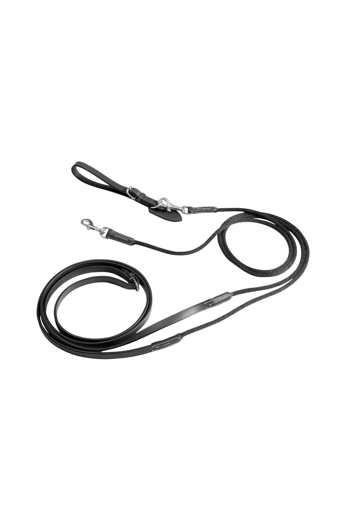 ERIC THOMAS PRO Leather/rope Draw Reins Bridles & Reins