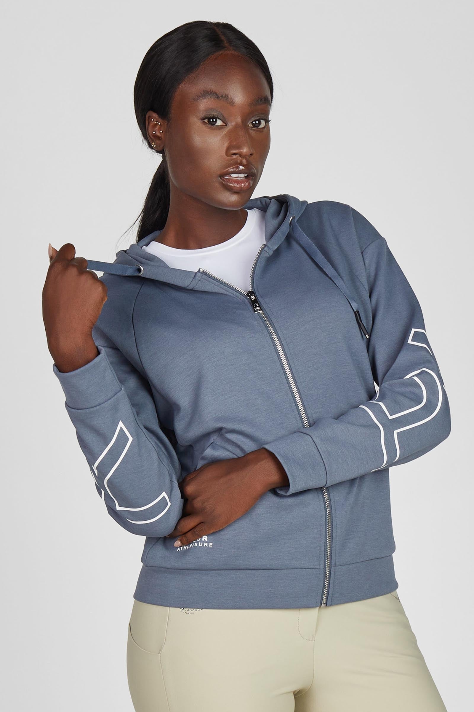 Pikeur dam oversized hoodie sweatjacka Damridkläder