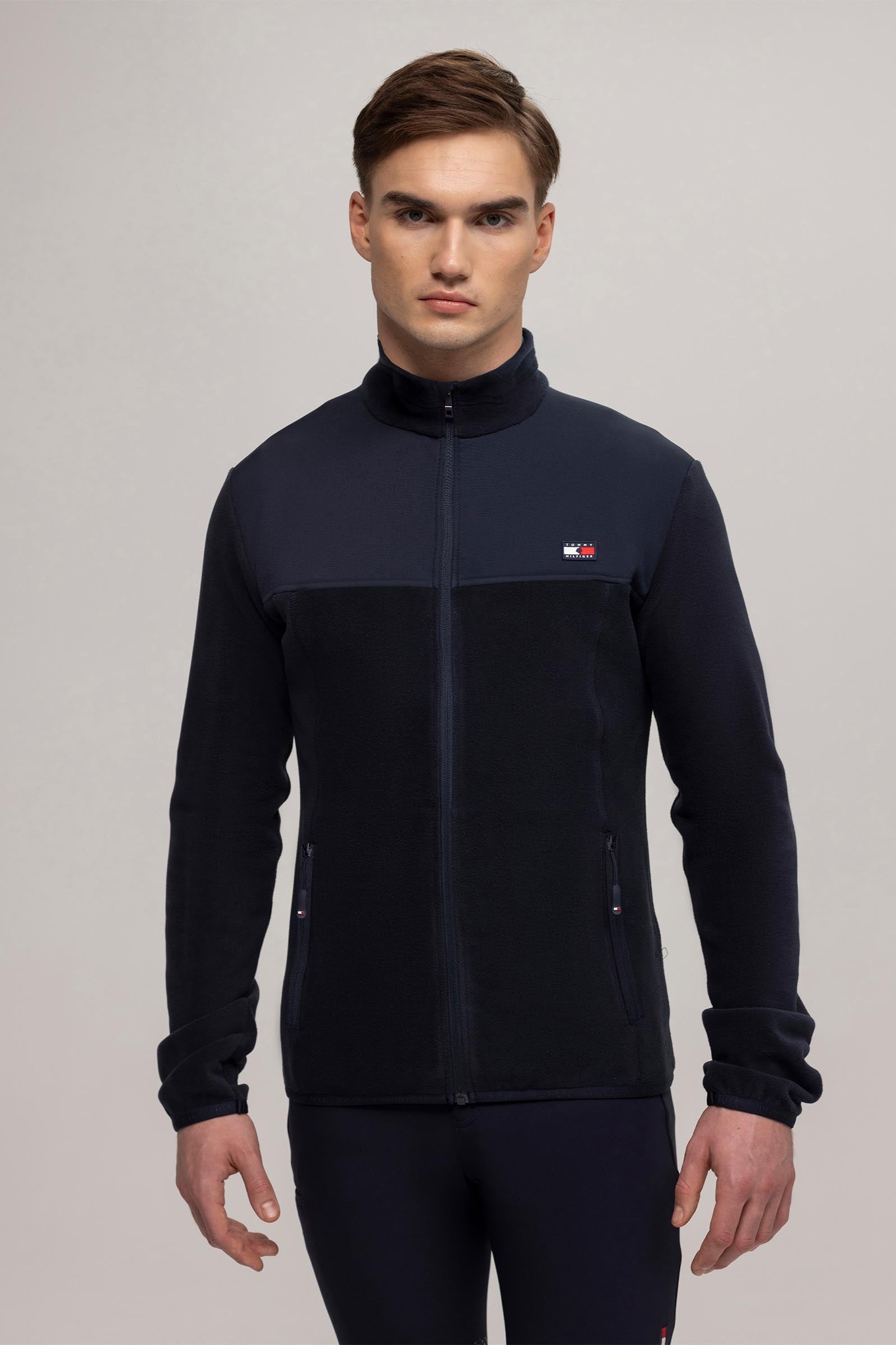 Tommy Hilfiger Equestrian Michigan herr fleecejacka Herridkläder