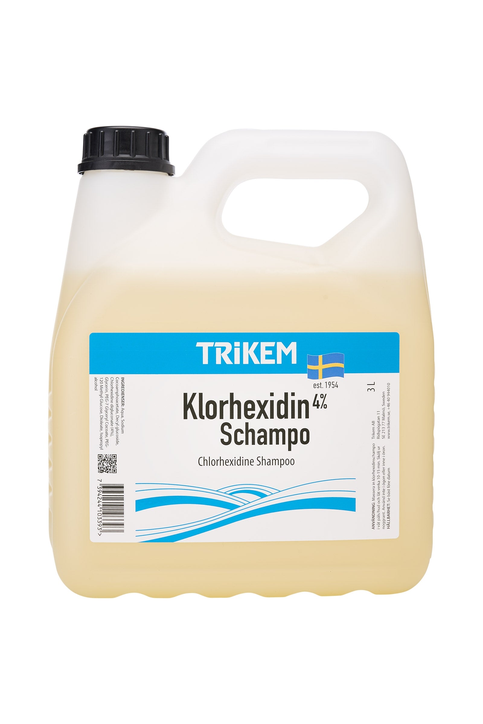 Trikem Klorhexidin schampo, 3 liter Hälsovård