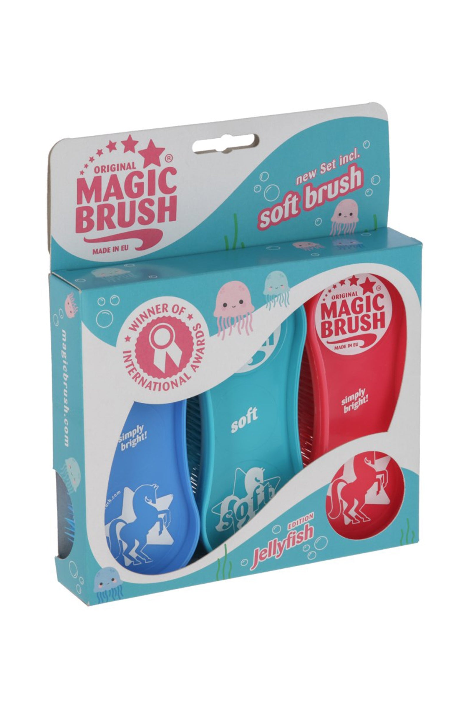 Magic Brush MagicBrush Set JellyFish Horse Grooming Tools
