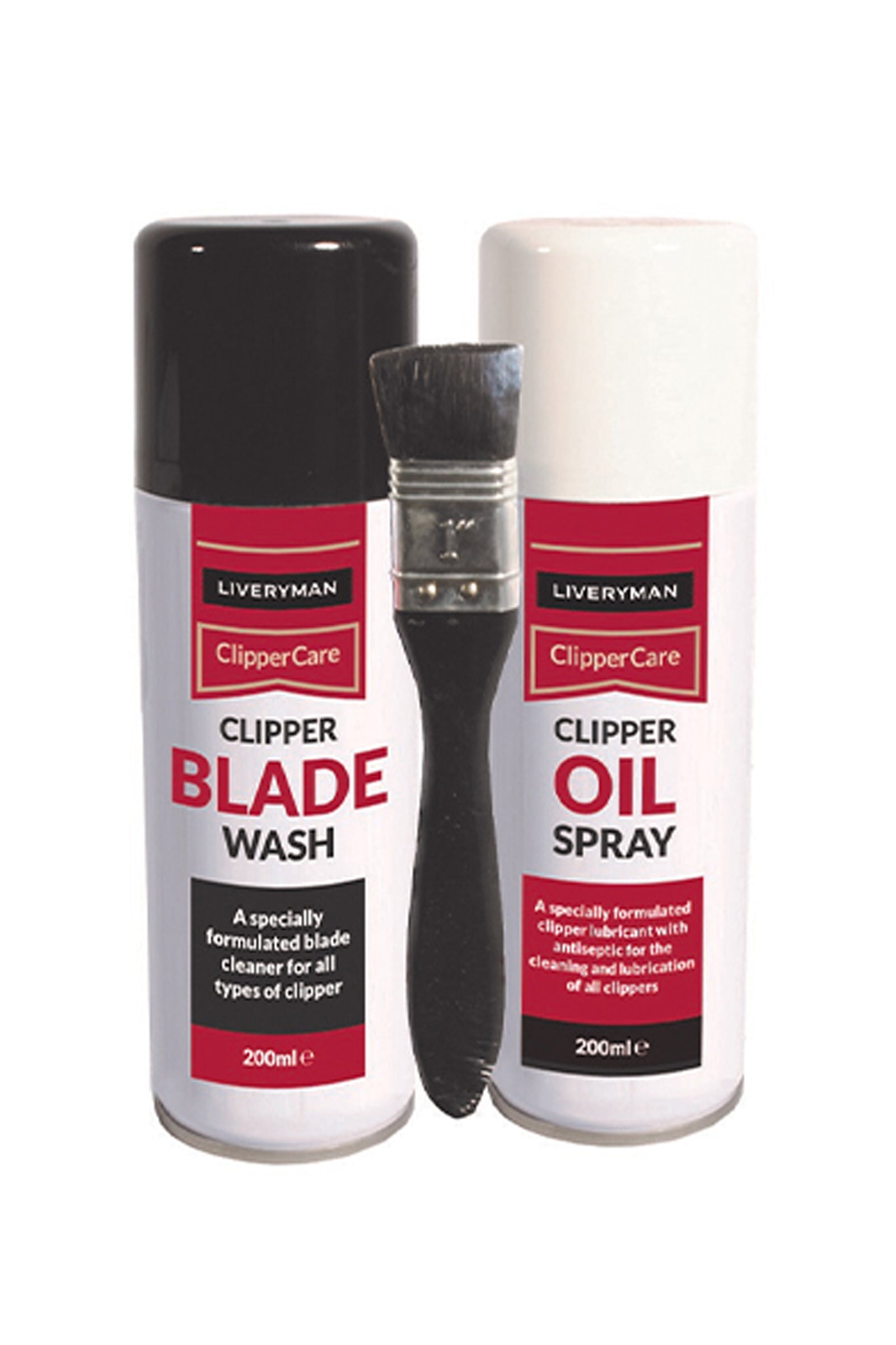 Liveryman Clipper Care Kit, 2 x 200 ml Horse Clipping & Trimming Tools