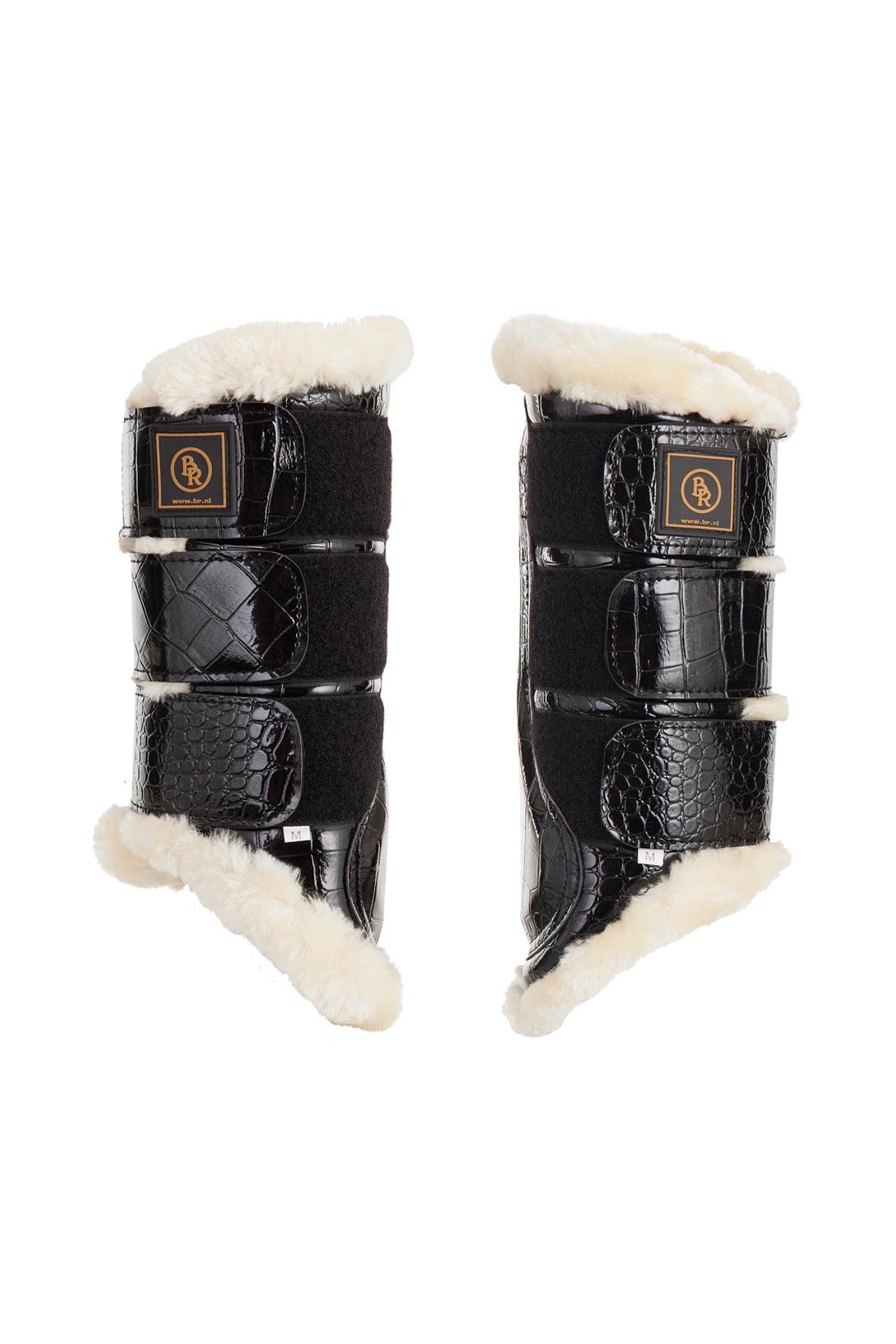 BR Majestic benskydd i konstläder med lackfinish Leg & Hoof Protection