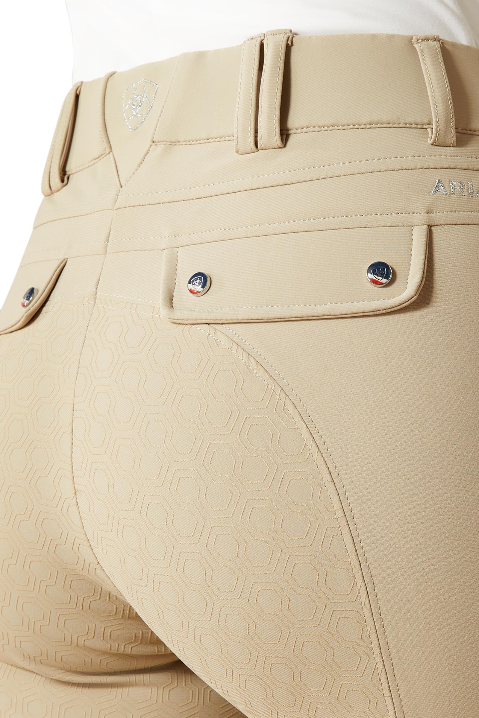 Ariat Tri Factor Women's Full Seat Breeches With Silicone Grip Womens Breeches
