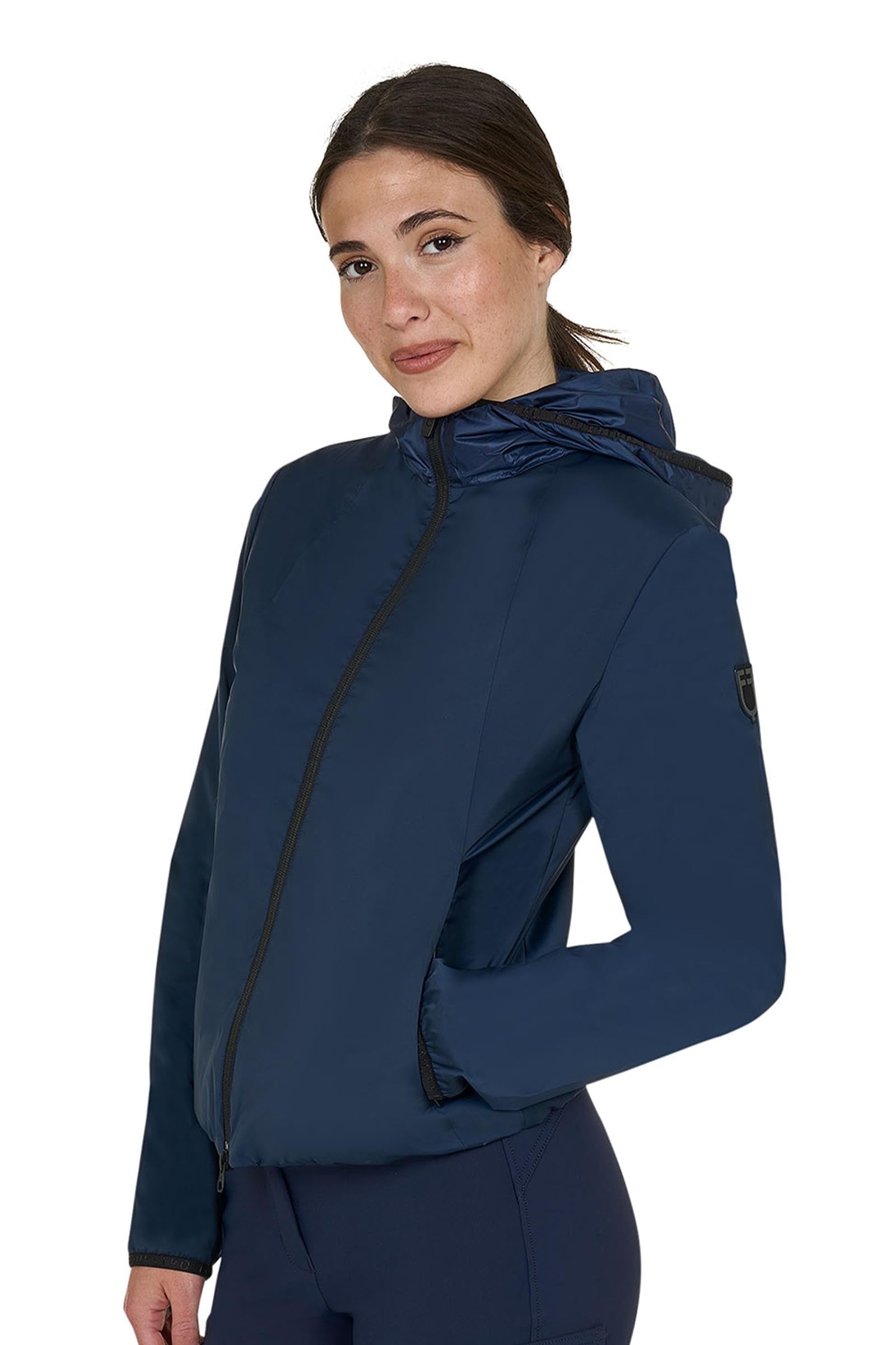 Equestro SS2026 Women's Foldable Warmer Nylon Jacket Damridkläder