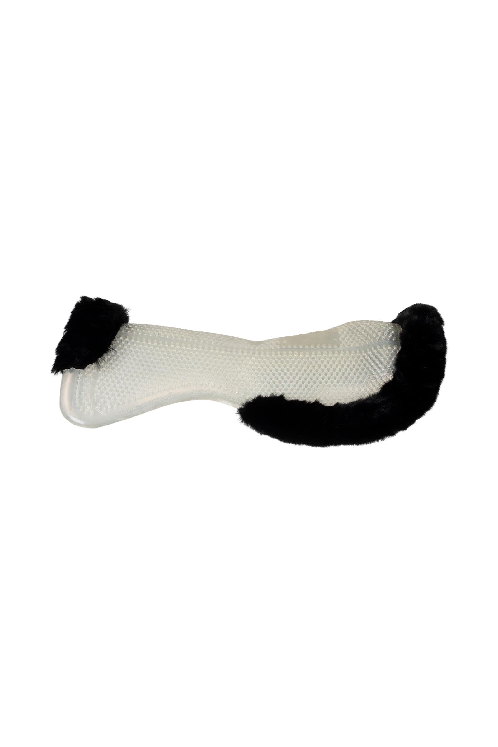 Acavallo Gel Non Slip Classic With Faux Sheepskin Cut-Out Flat Saddle Pads