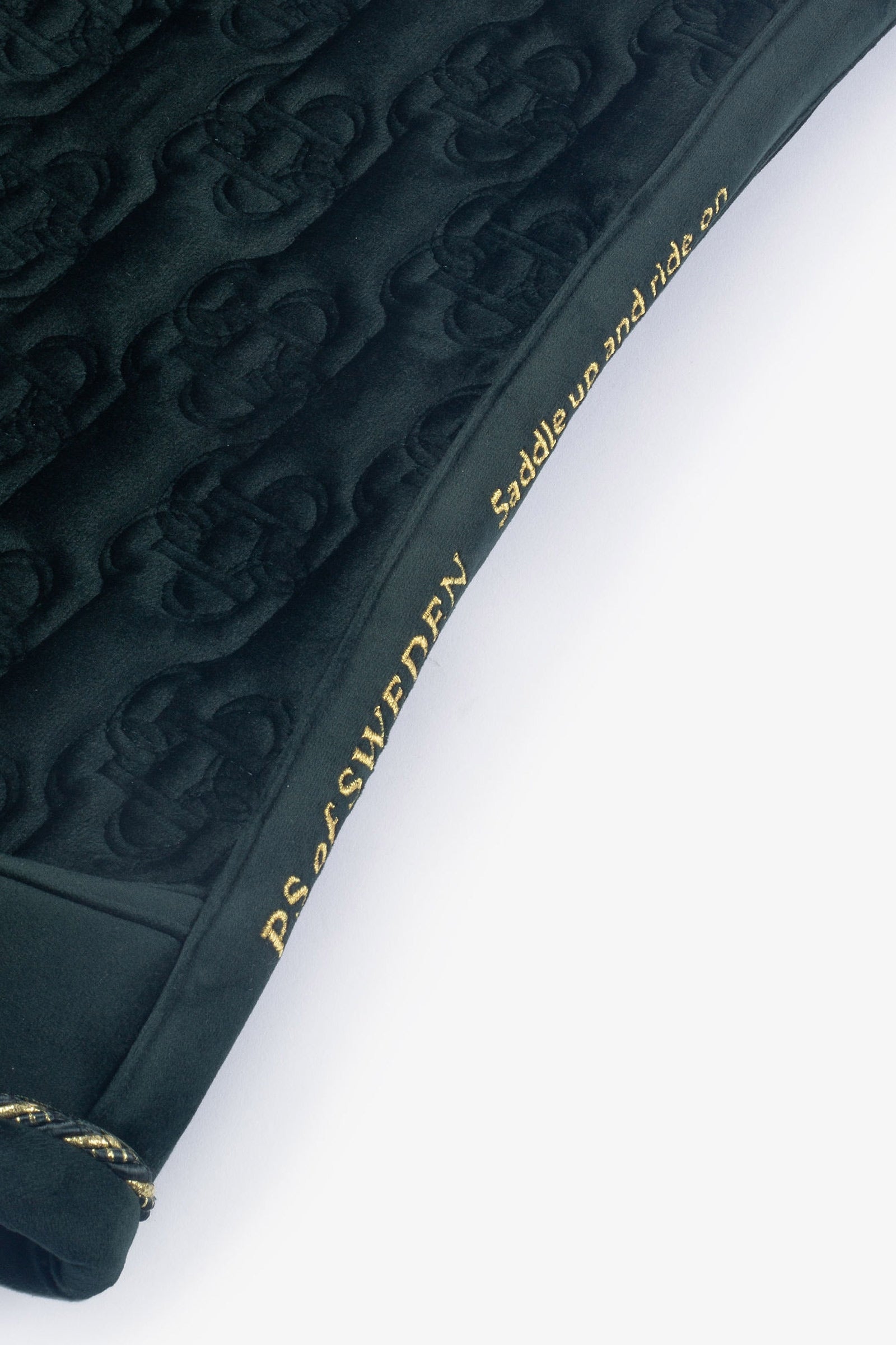 PS of Sweden Saddle Pad Velvet Monogram Jump Saddle Pads