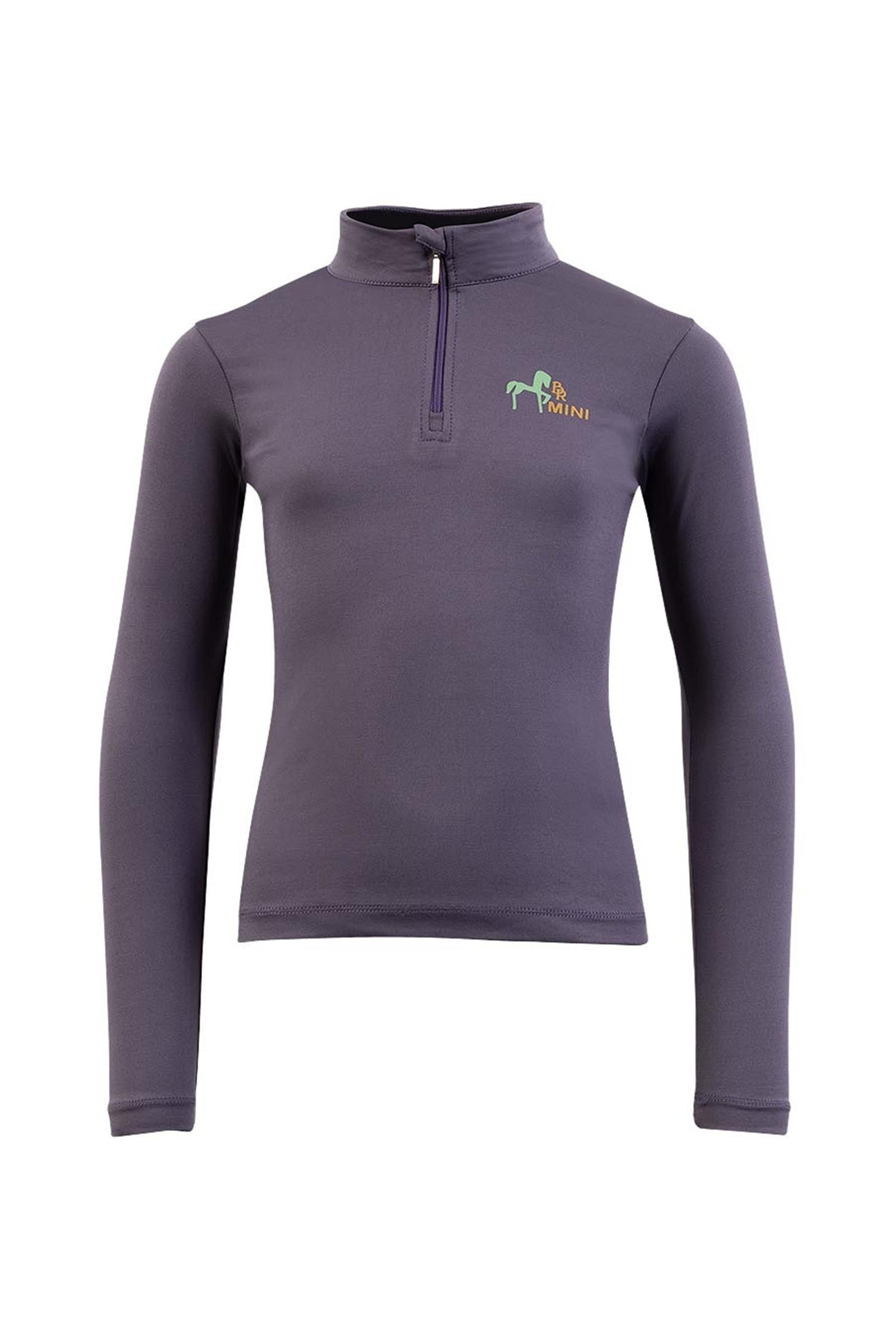 BR Mini Kids långärmad tröja med dragkedja Barnridkläder