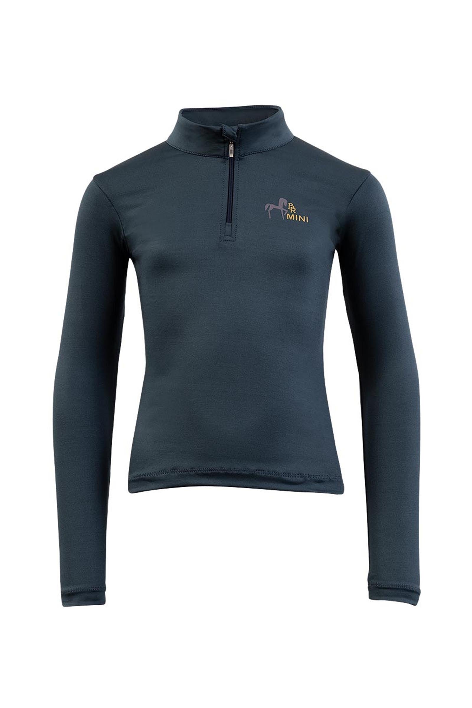 BR Mini Kids långärmad tröja med dragkedja Barnridkläder