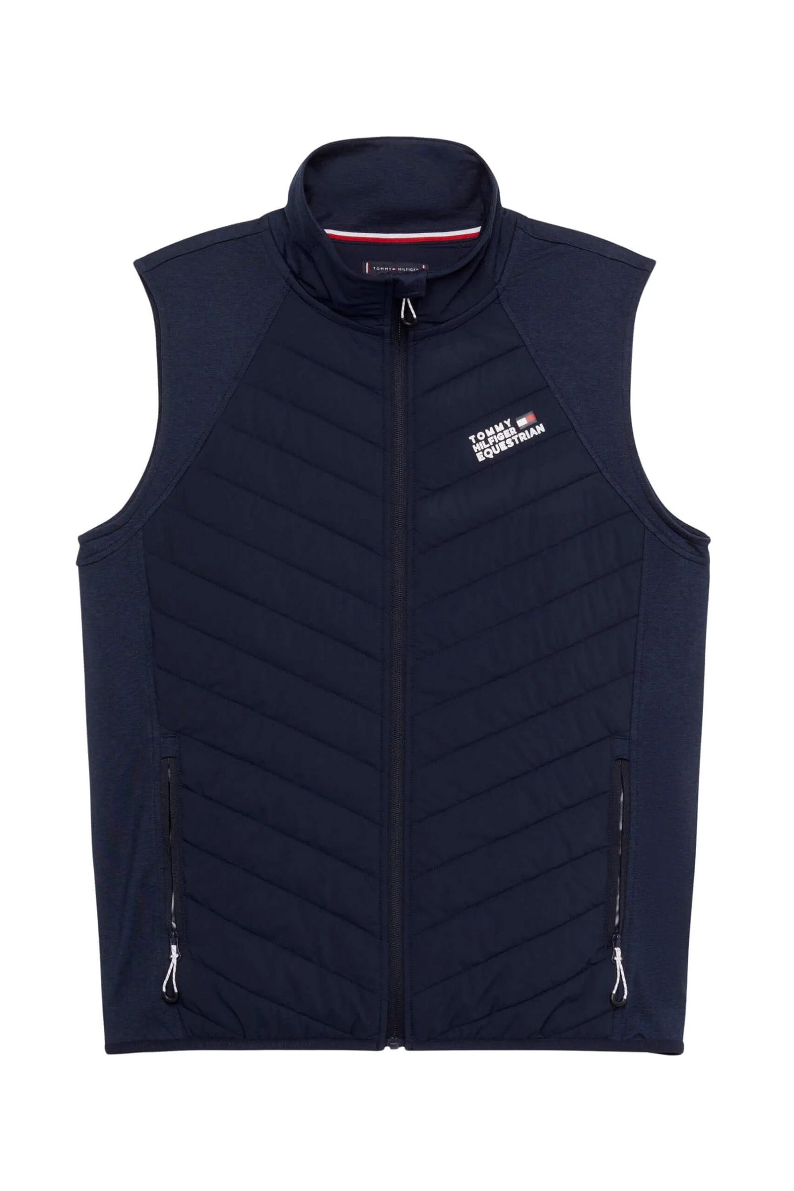 Tommy Hilfiger Equestrian Gramercy isolerad hybridväst för män Herridkläder