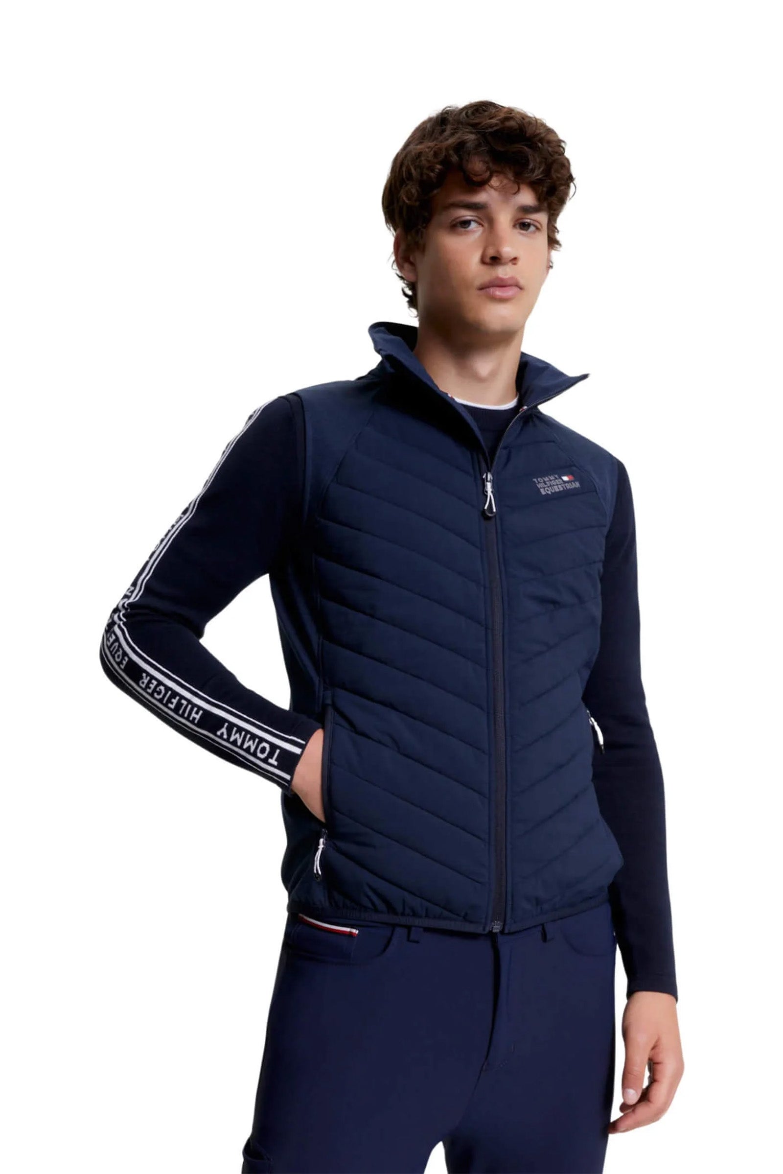 Tommy Hilfiger Equestrian Gramercy Insulated Men's Hybrid Vest Mens Riding Clothing