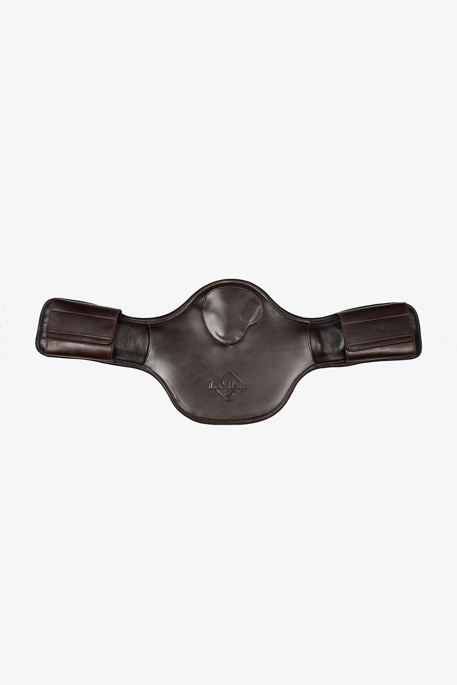 LeMieux Gel-Tek Anatomic kort sadelgjord med magplatta och magnetskydd Sadlar & gjordar