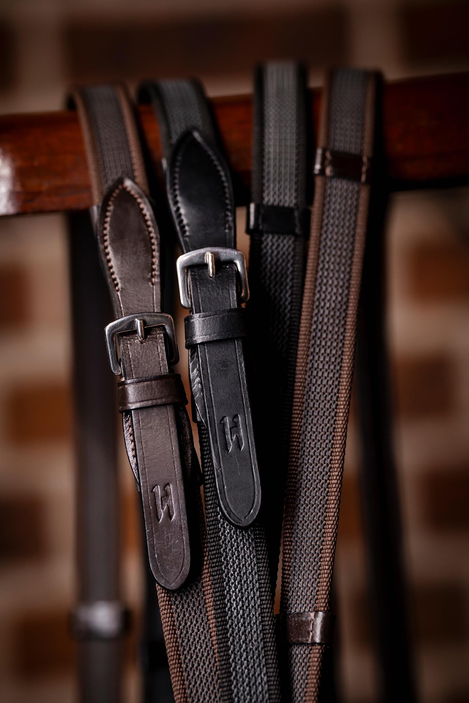 Horseware Rubber Grip Continental Reins Bridles & Reins