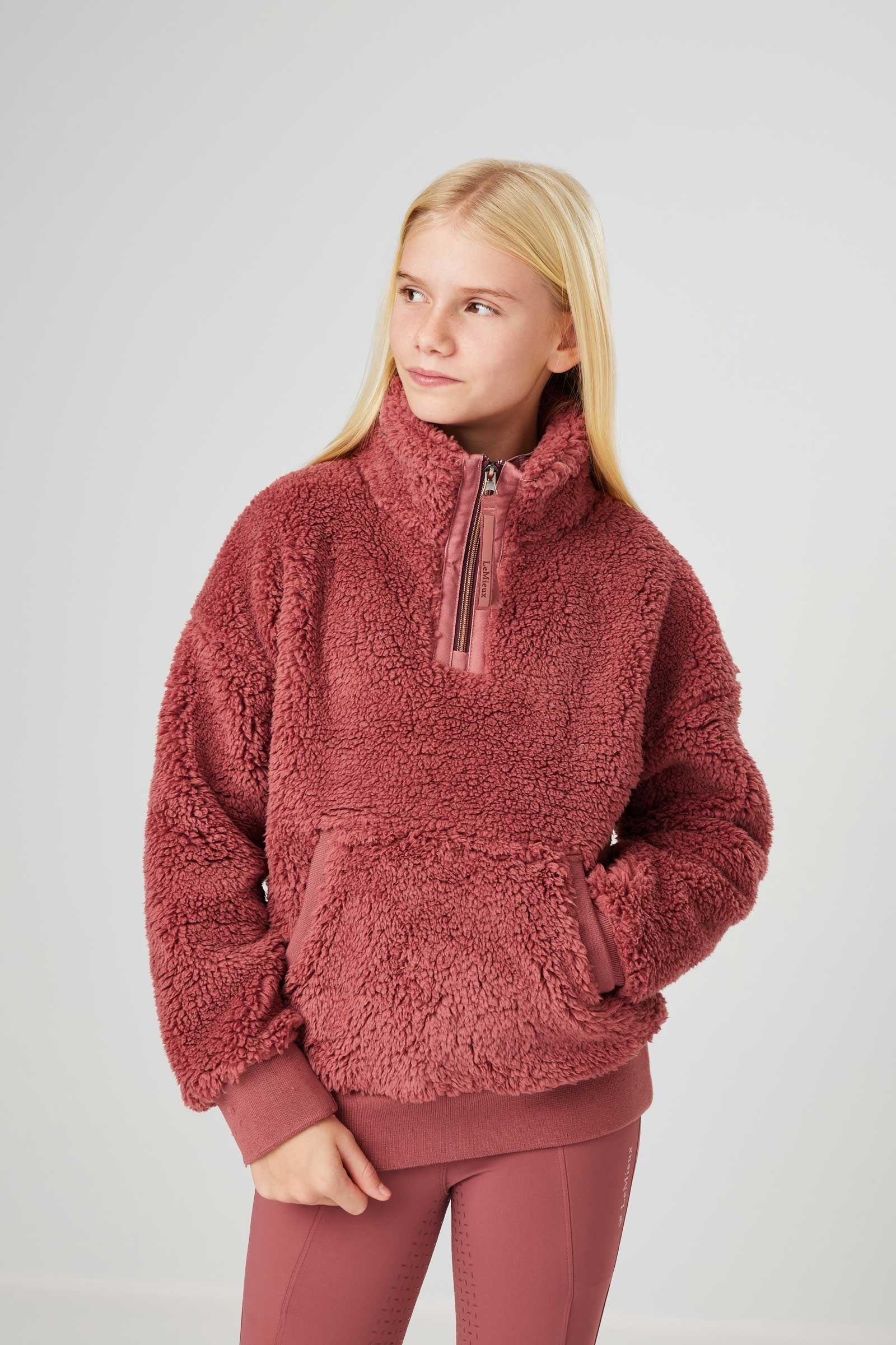 LeMieux Young Rider Tia Teddy Fleece Sweater Kids Apparel