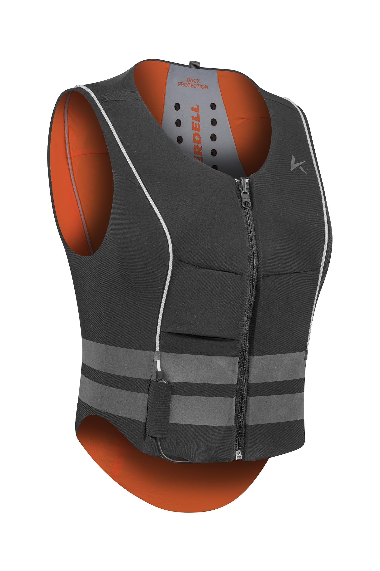 Komperdell FlexFit High Visibility Ballistic Vest With Back Protector, Reversible Safety Equipment