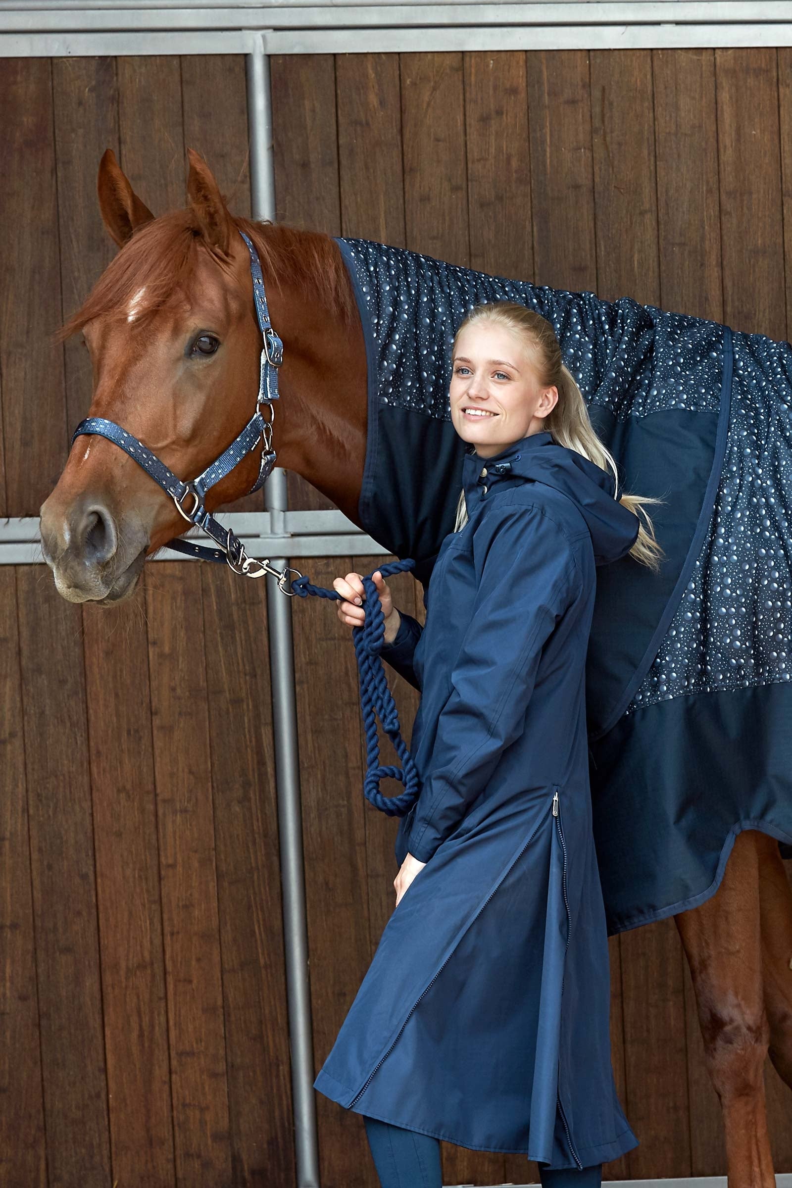 Equipage Heaven Padded Long Rain Coat Women’s Riding Clothing