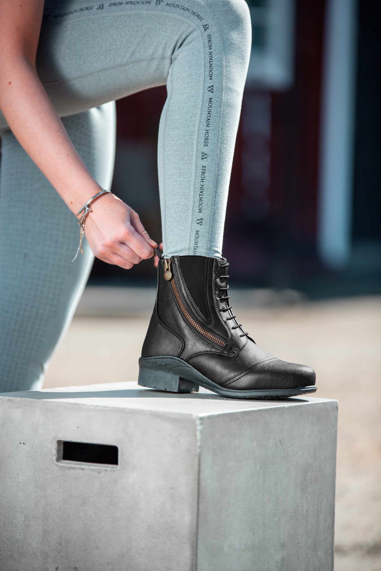 Mountain Horse Veganza Side Zip Paddock Boots Riding Boots & Riding Shoes