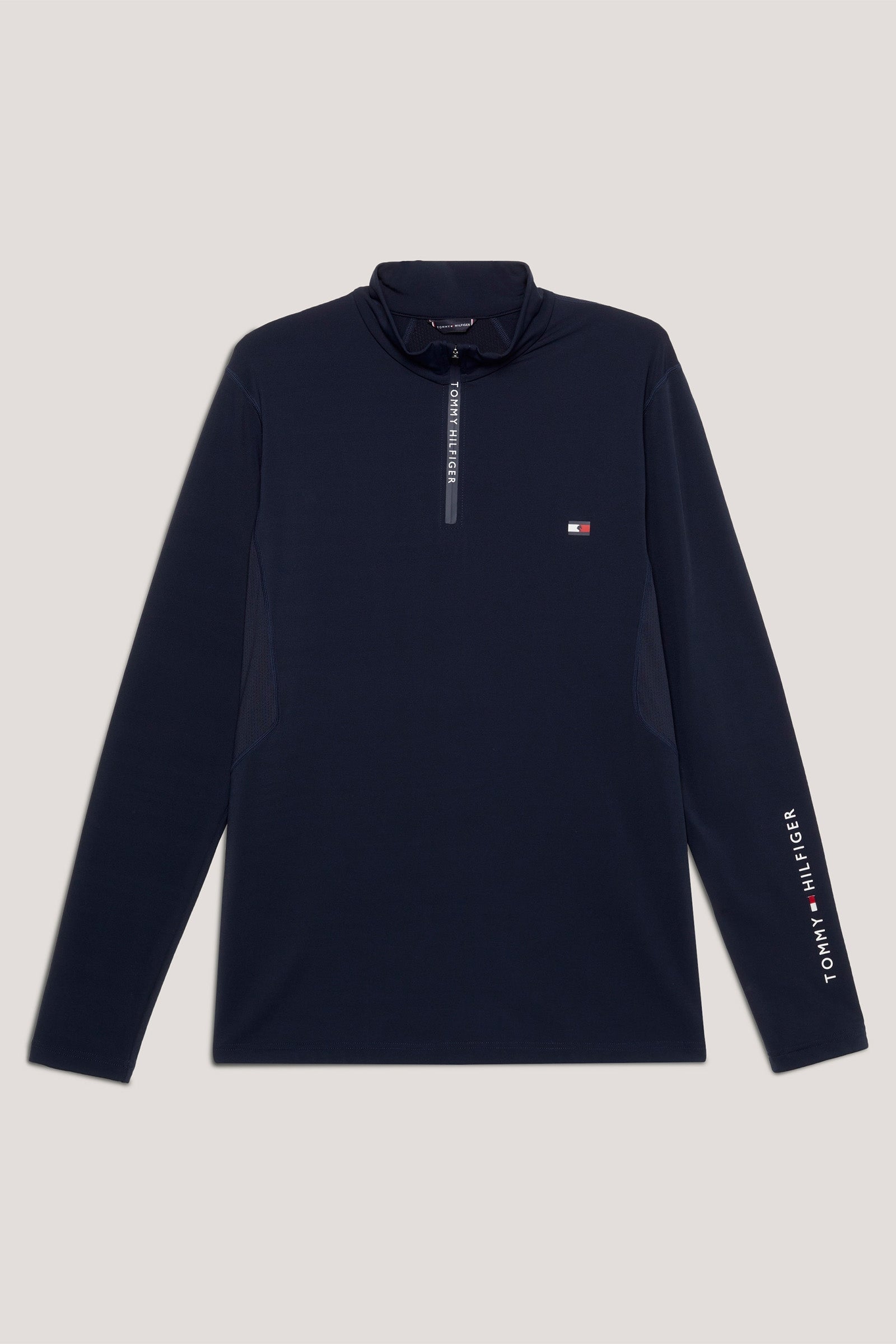 Tommy Hilfiger Equestrian 1/4 Zip Termotröja för män Herridkläder