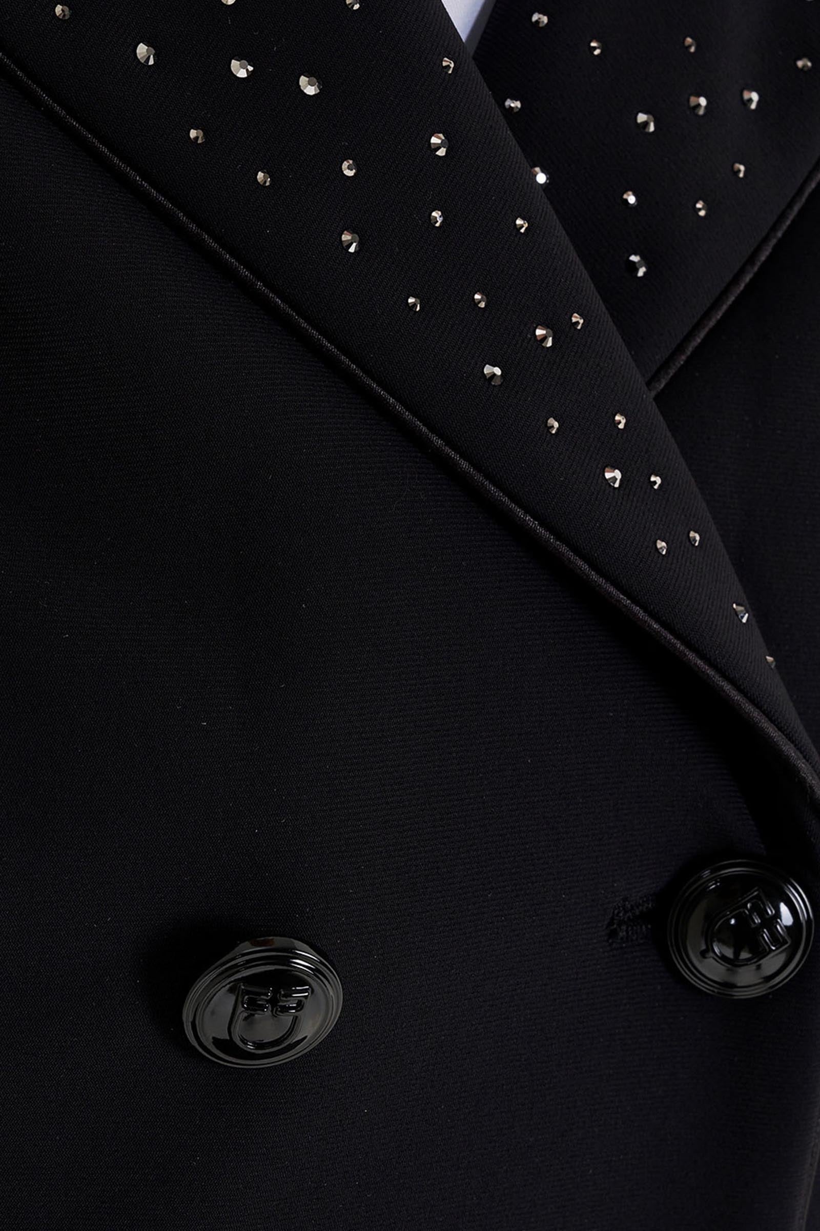 Equestro Women's Tailocoat in Technical Fabric With Rhinestones Women’s Riding Clothing