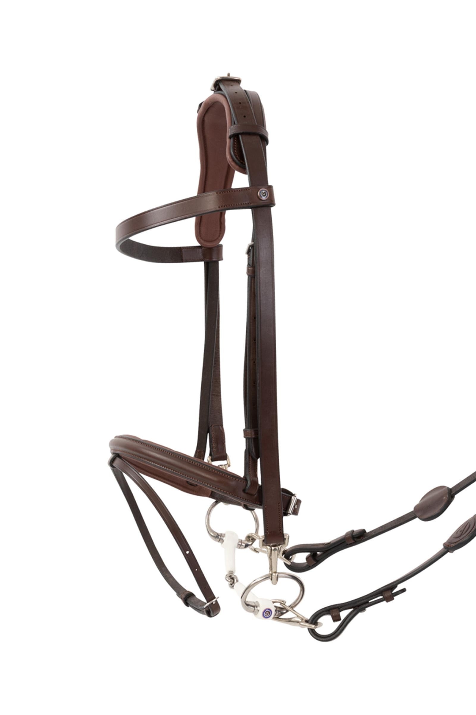 Trust Equestrian Hamburg Training Bridle W Padding & Rubber Reins Träns & Tyglar